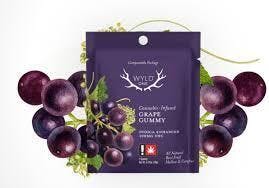 WYLD ONE | Grape Indica Enhanced Scored Gummy | 100mg | Single