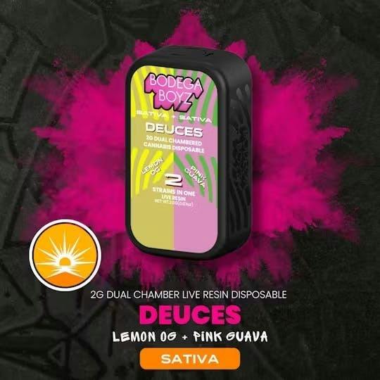 Bodega Boyz - Deuces - LEMON OG & PINK GUAVA - 2g
