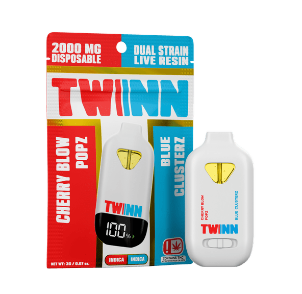 TWINN - CHERRY BLOW POPZ / BLUE CLUSTERZ