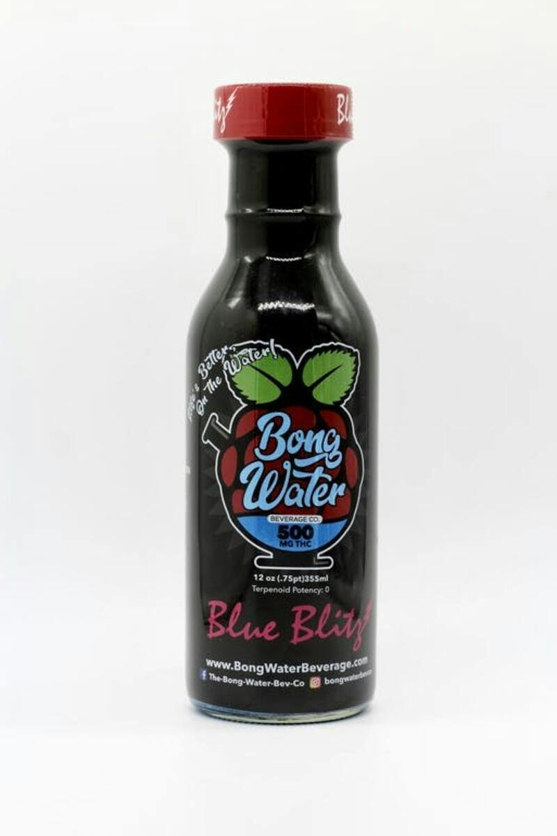 Bong Water | Blue Blitz | 500mg | Drink | Hybrid