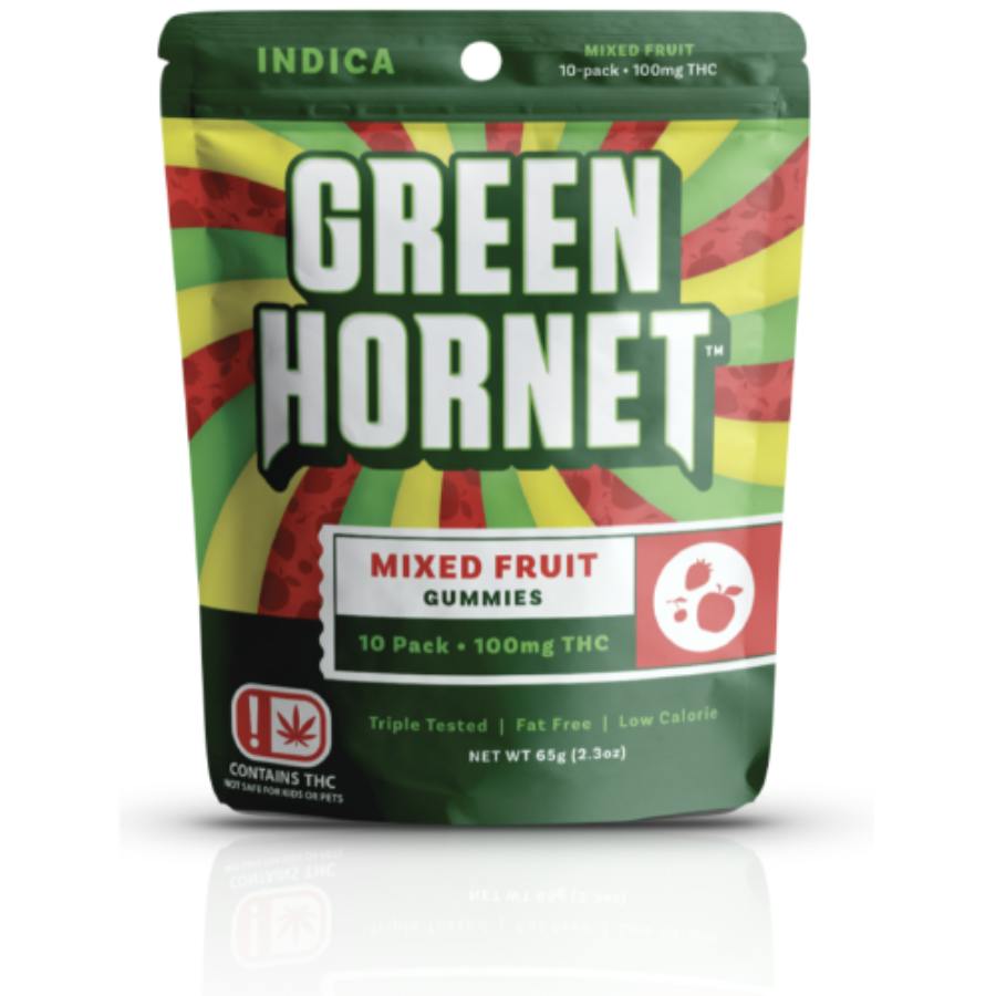 Green Hornet Mixed Fruit Indica 100mg