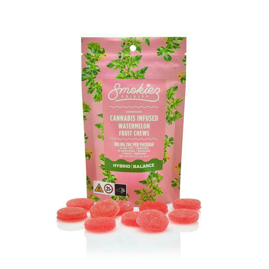 Smokiez | Watermelon HYBRID Fruit Chews - 100mg THC