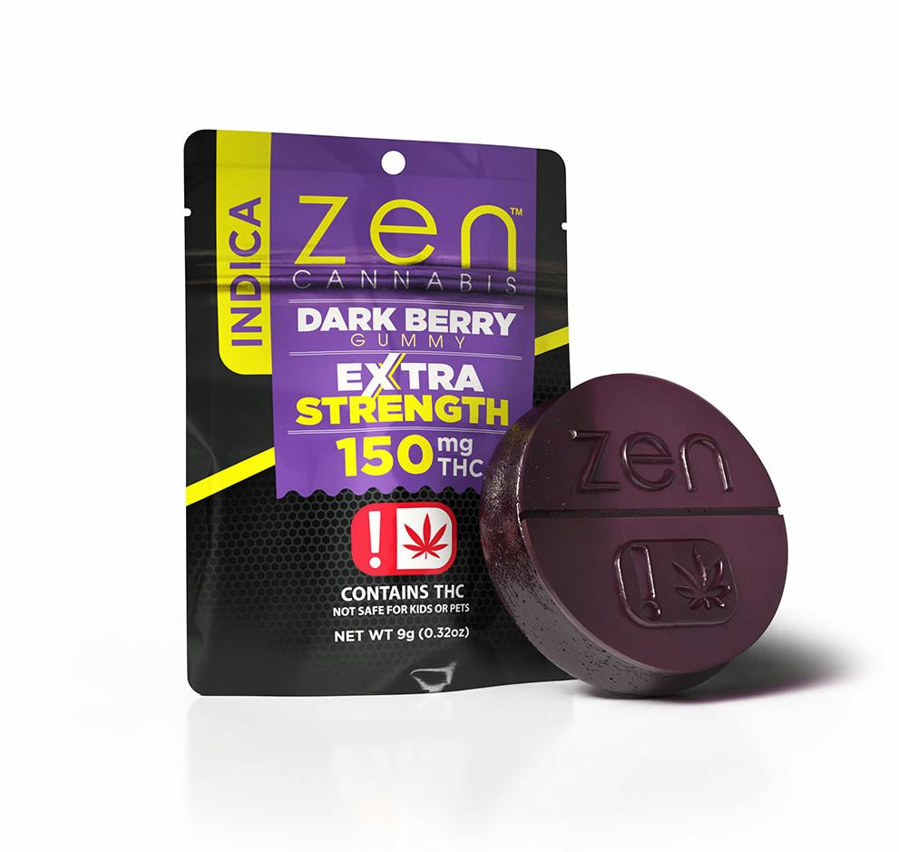 ZEN Indica XXXL Dark Berry 150mg Single Gummy