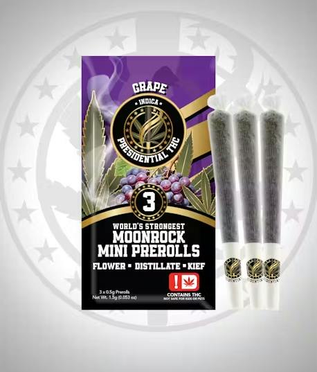 Presidential Moon Rock Mini Preroll Grape