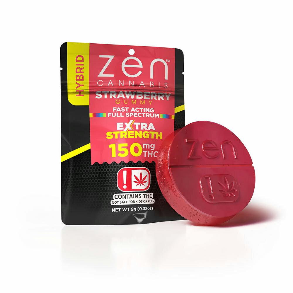 ZEN Hybrid XXXL Strawberry 150mg Single Gummy