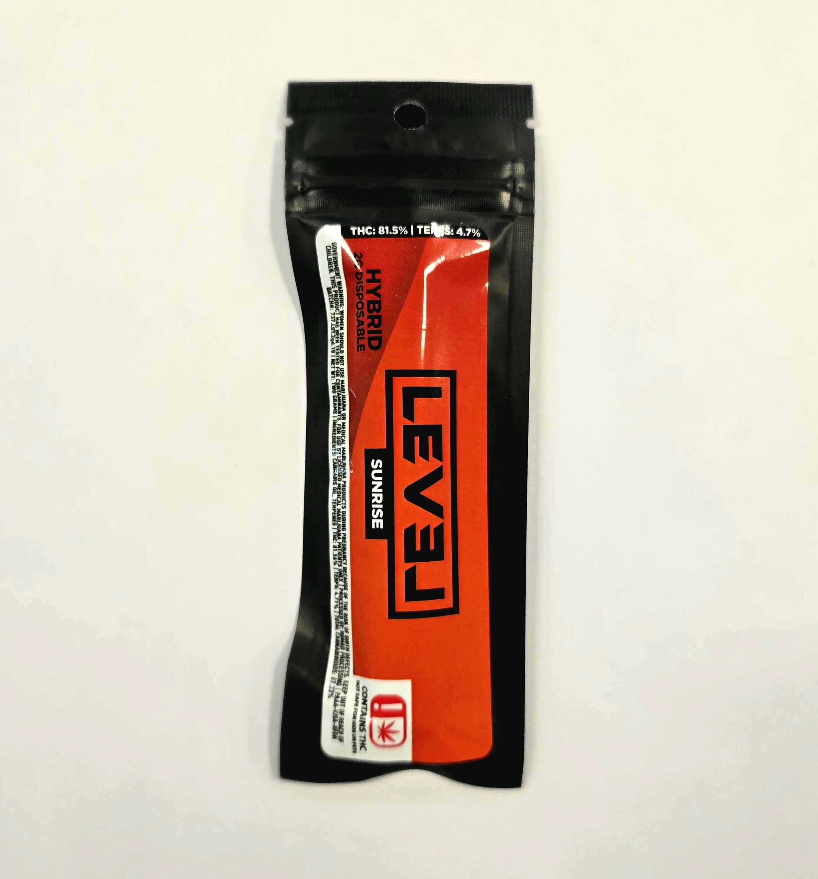 Level - Sunrise 2g disposable