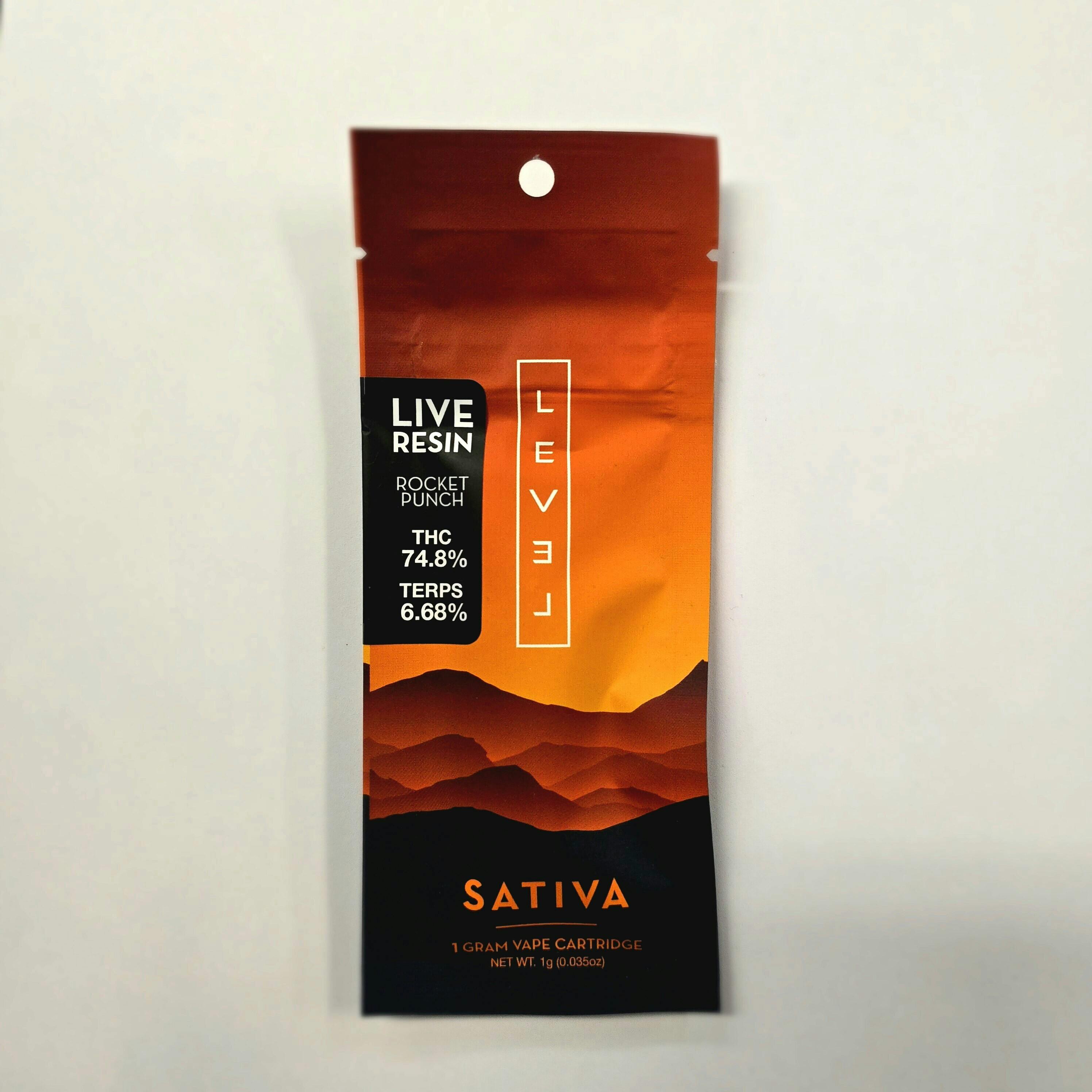 Level - 1g 510 Live Resin - Rocket Punch