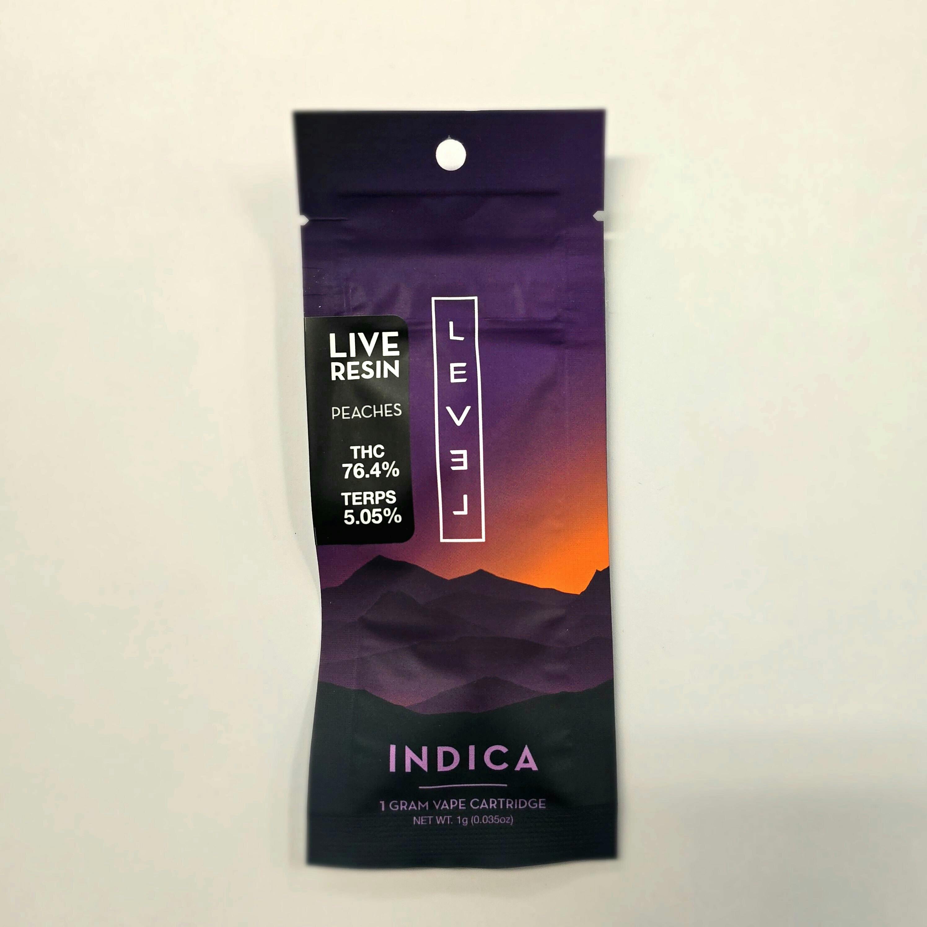 Level - 1g 510 Live Resin - Peaches