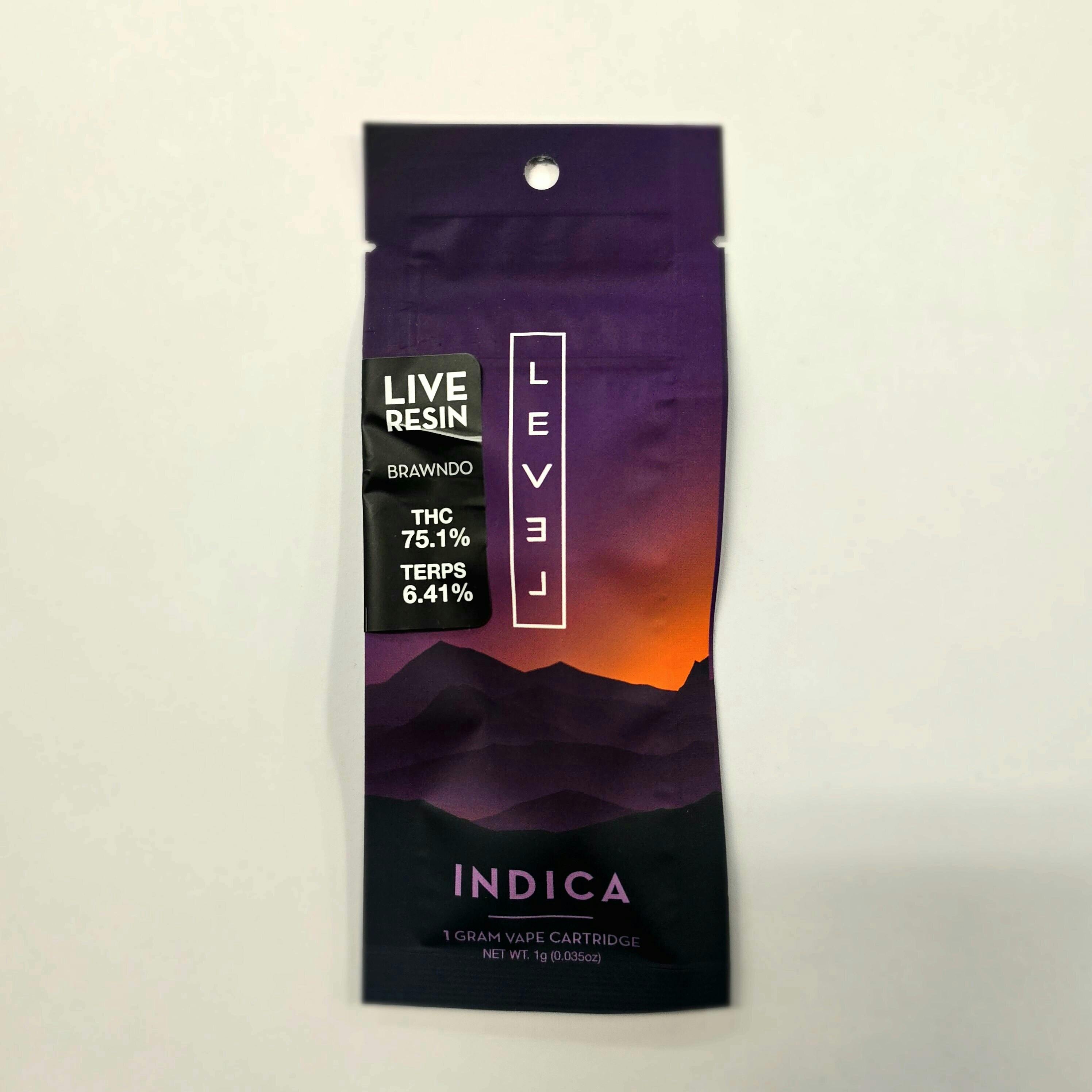 Level - 1g 510 Live Resin - Brawndo