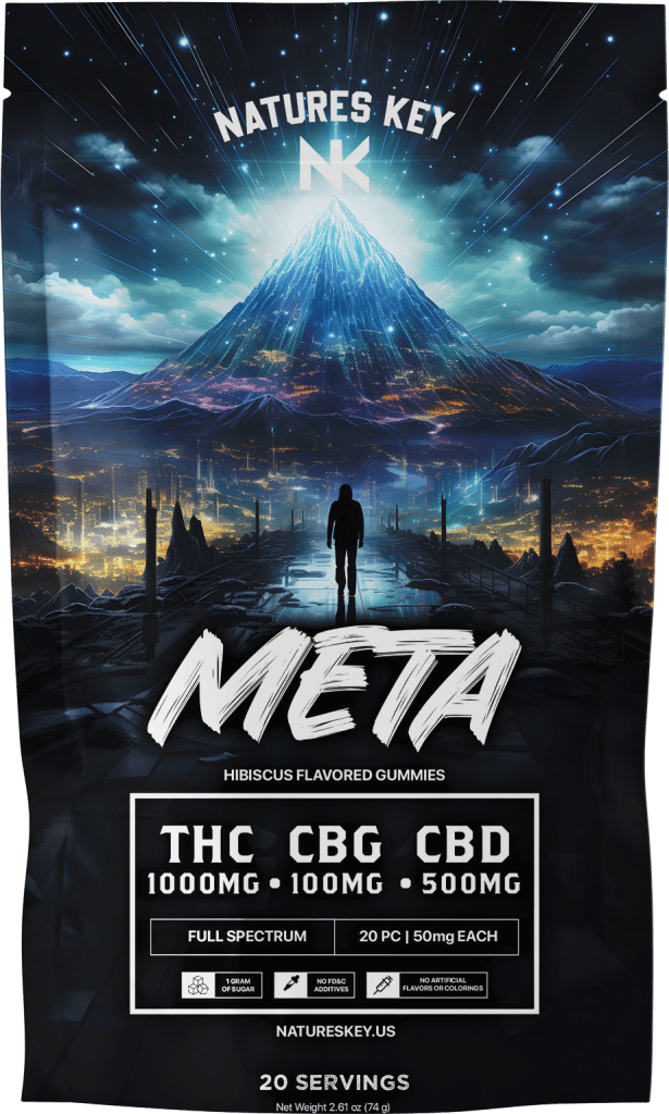 Meta Dose | 1000MG THC | 500MG CBD | 100MG CBG | Hibiscus |