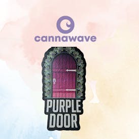 Dab Mat Purple Door