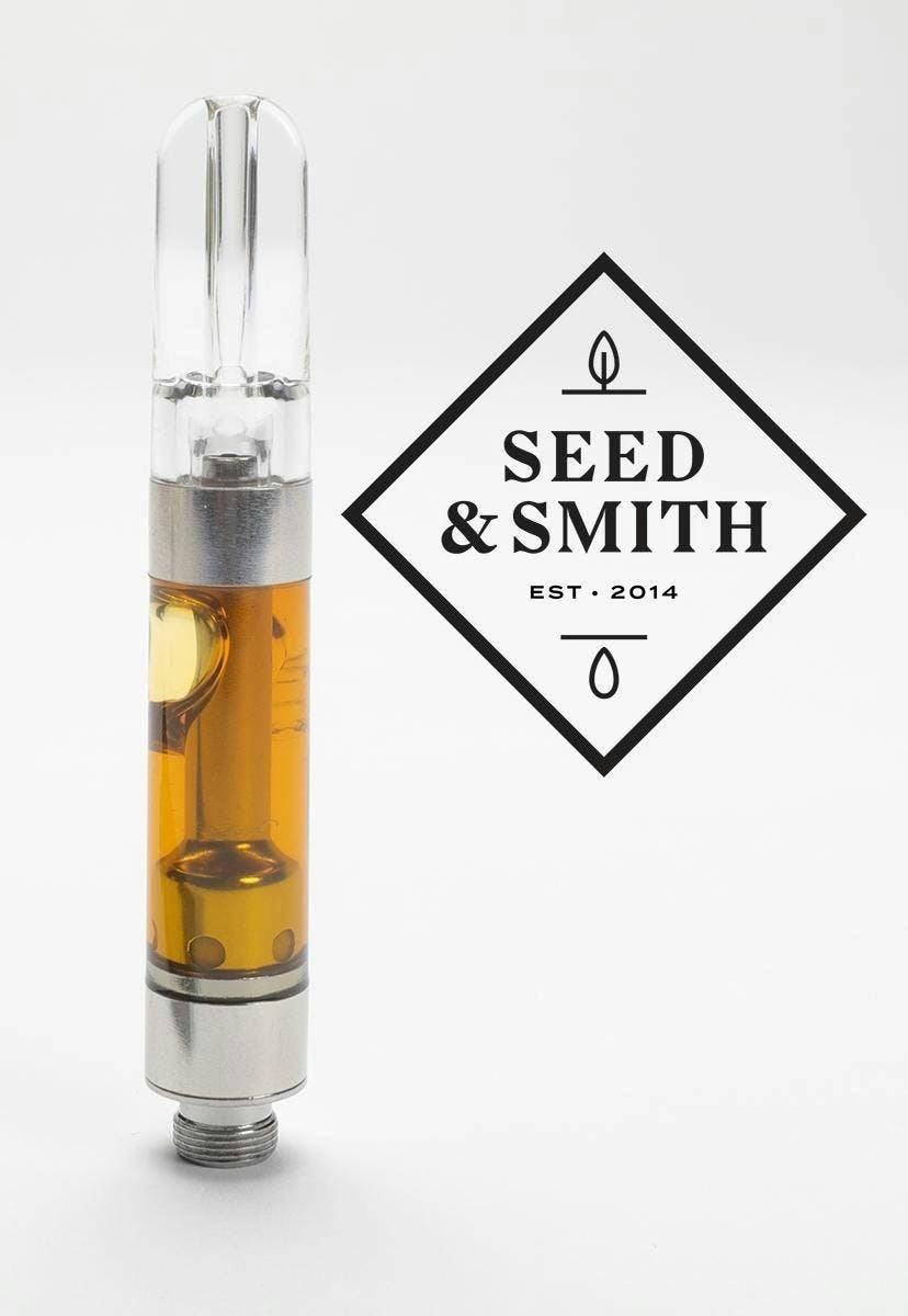➕MEDICAL CARD REQUIRED** Seed & Smith 1g Live Resin Cartridge - SATIVA