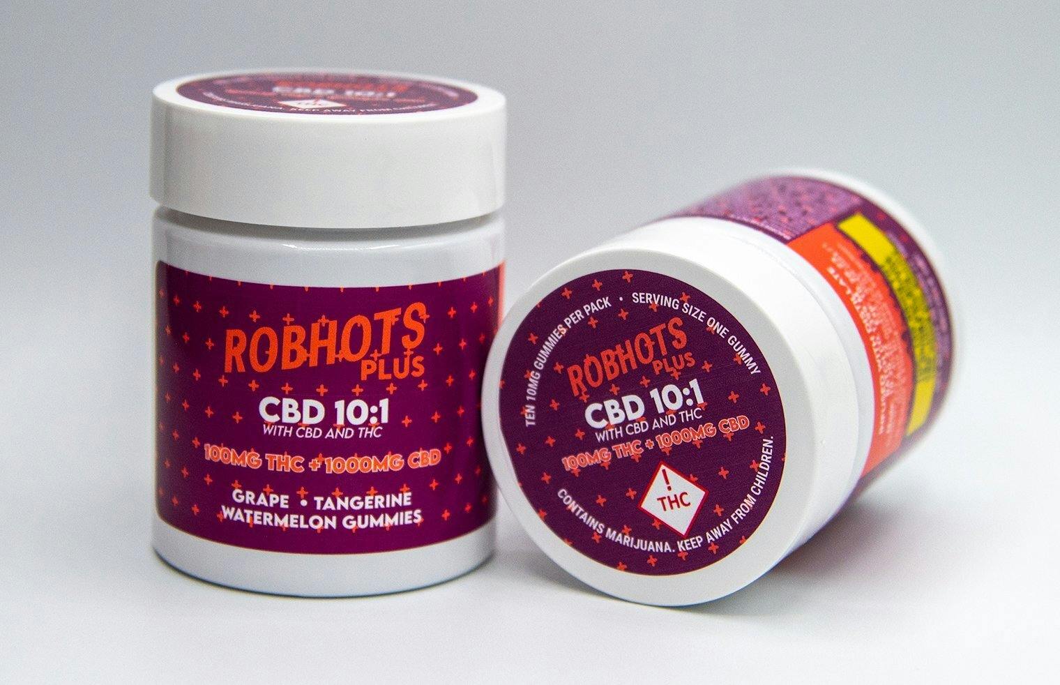➕MEDICAL CARD REQUIRED** ROBHOTS 10:1 CBD:THC Gummies