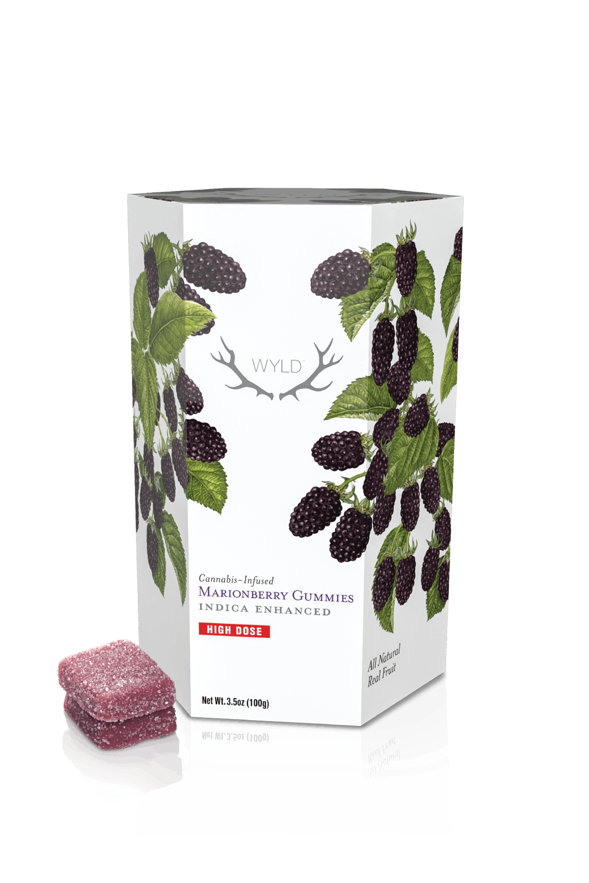 ➕MEDICAL CARD REQUIRED** WYLD 1000mg Gummies - INDICA