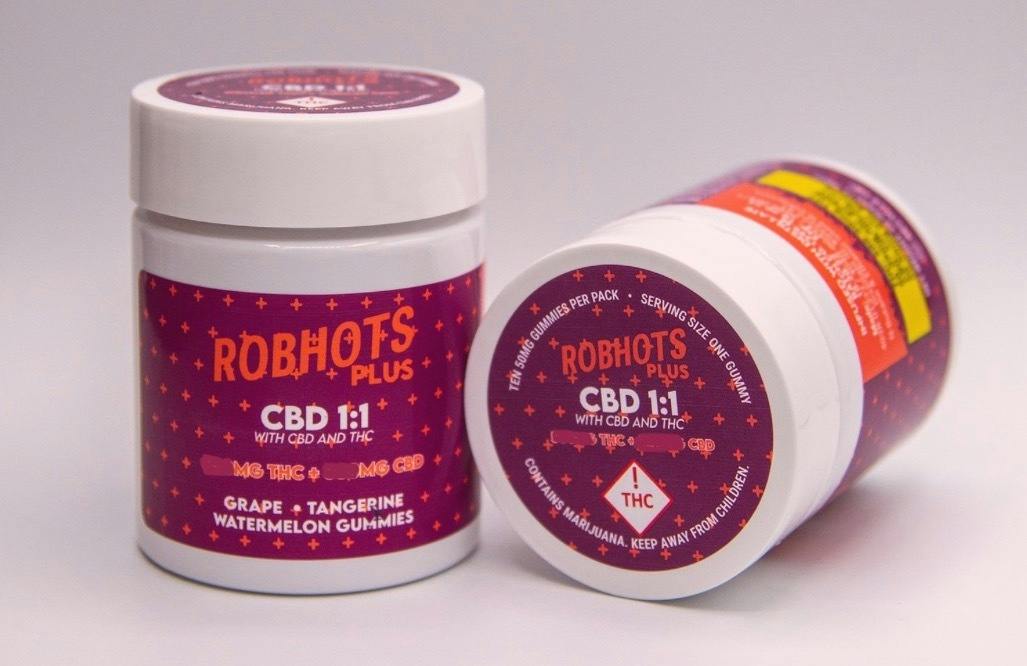 ➕MEDICAL CARD REQUIRED** ROBHOTS 1:1 CBD:THC Gummies