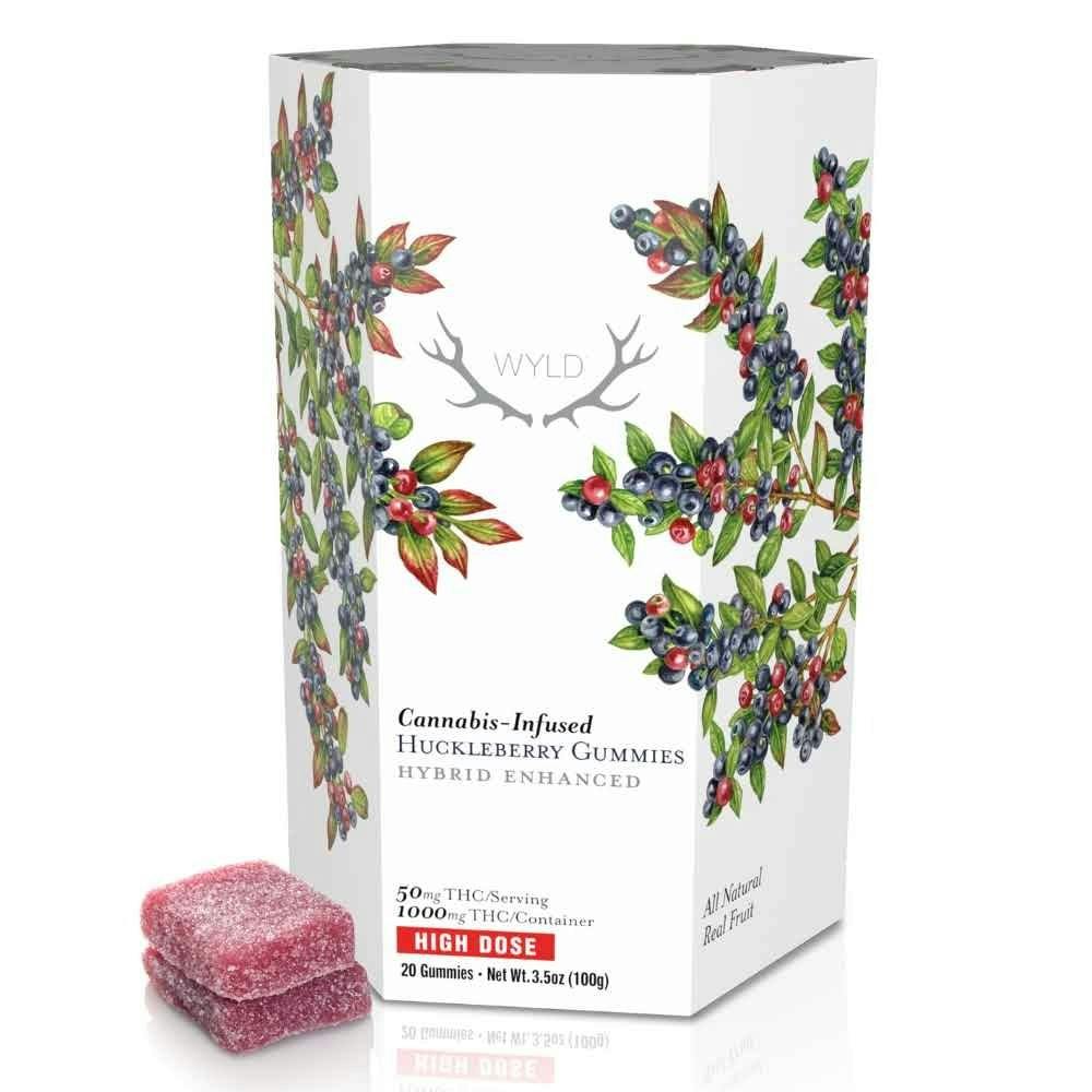 Huckleberry Hybrid Enhanced Gummies | 1000mg | 20ct | 50mg/ea