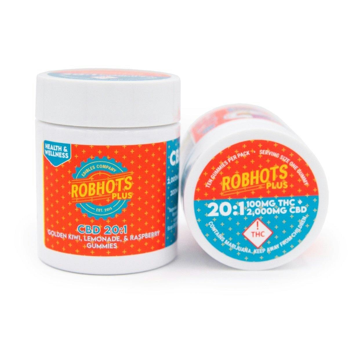 ➕MEDICAL CARD REQUIRED** ROBHOTS 20:1 CBD:THC Gummies