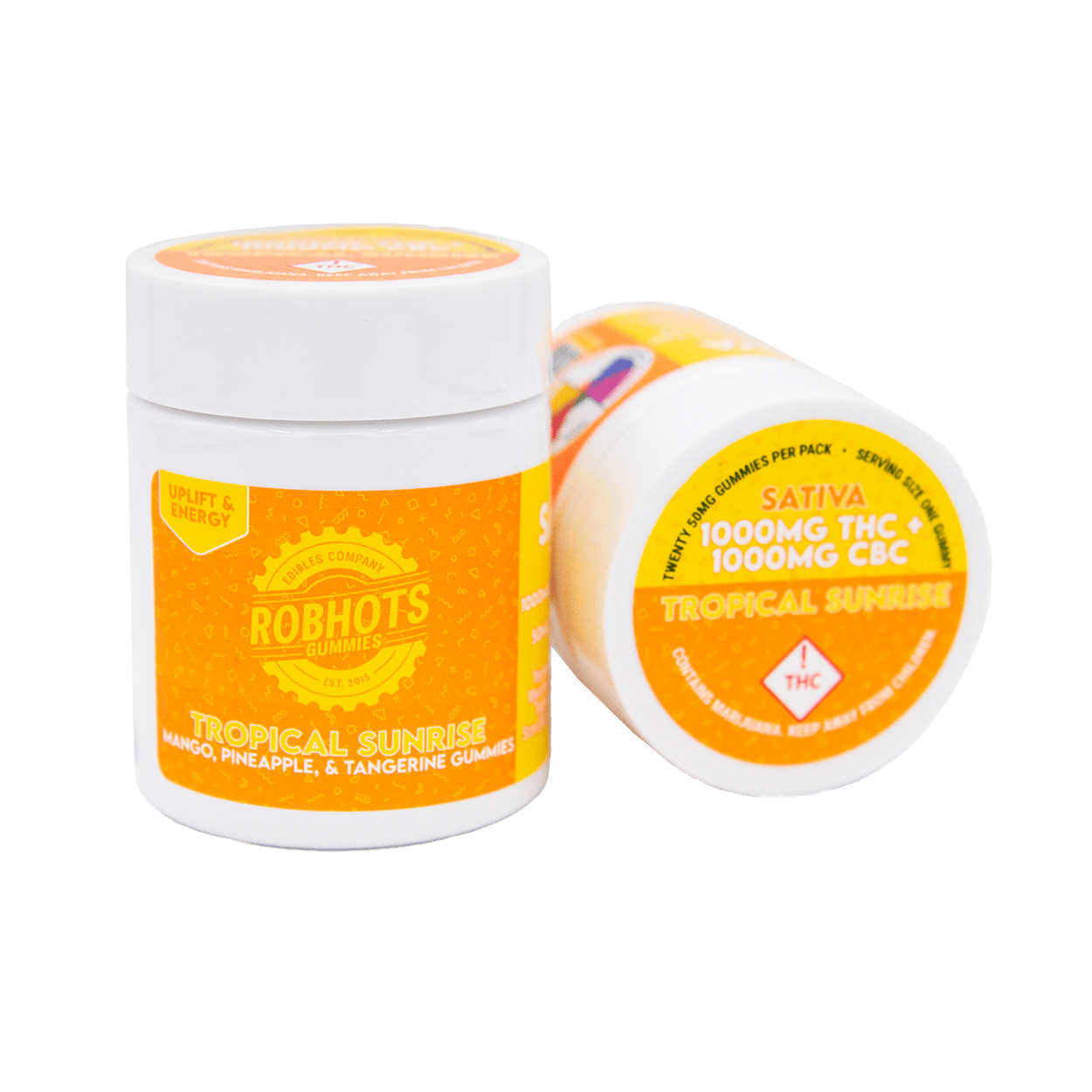 ➕MEDICAL CARD REQUIRED** ROBHOTS 1000mg Gummies - TROPICAL SUNRISE