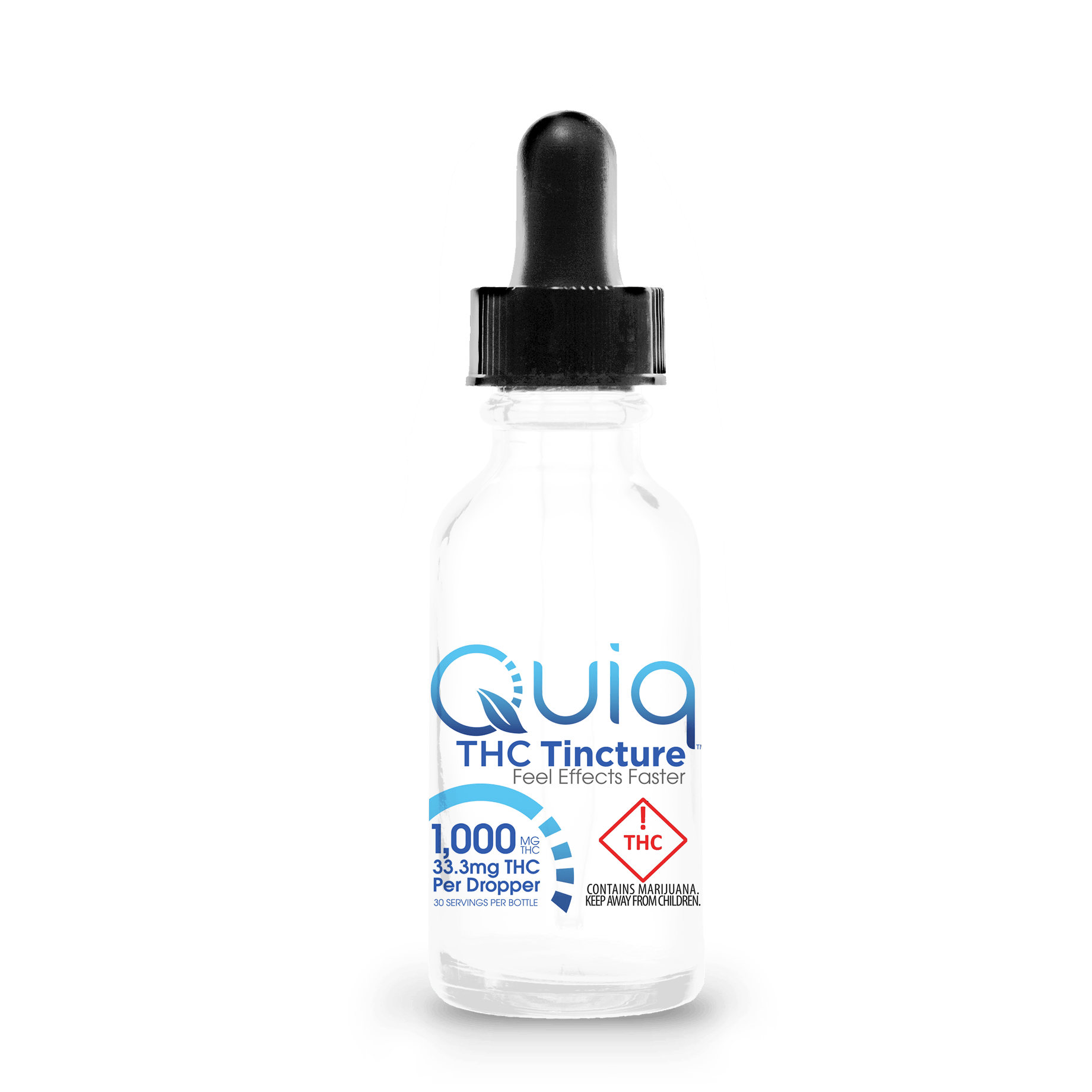 ➕MEDICAL CARD REQUIRED** Quiq 1,000mg THC Tincture
