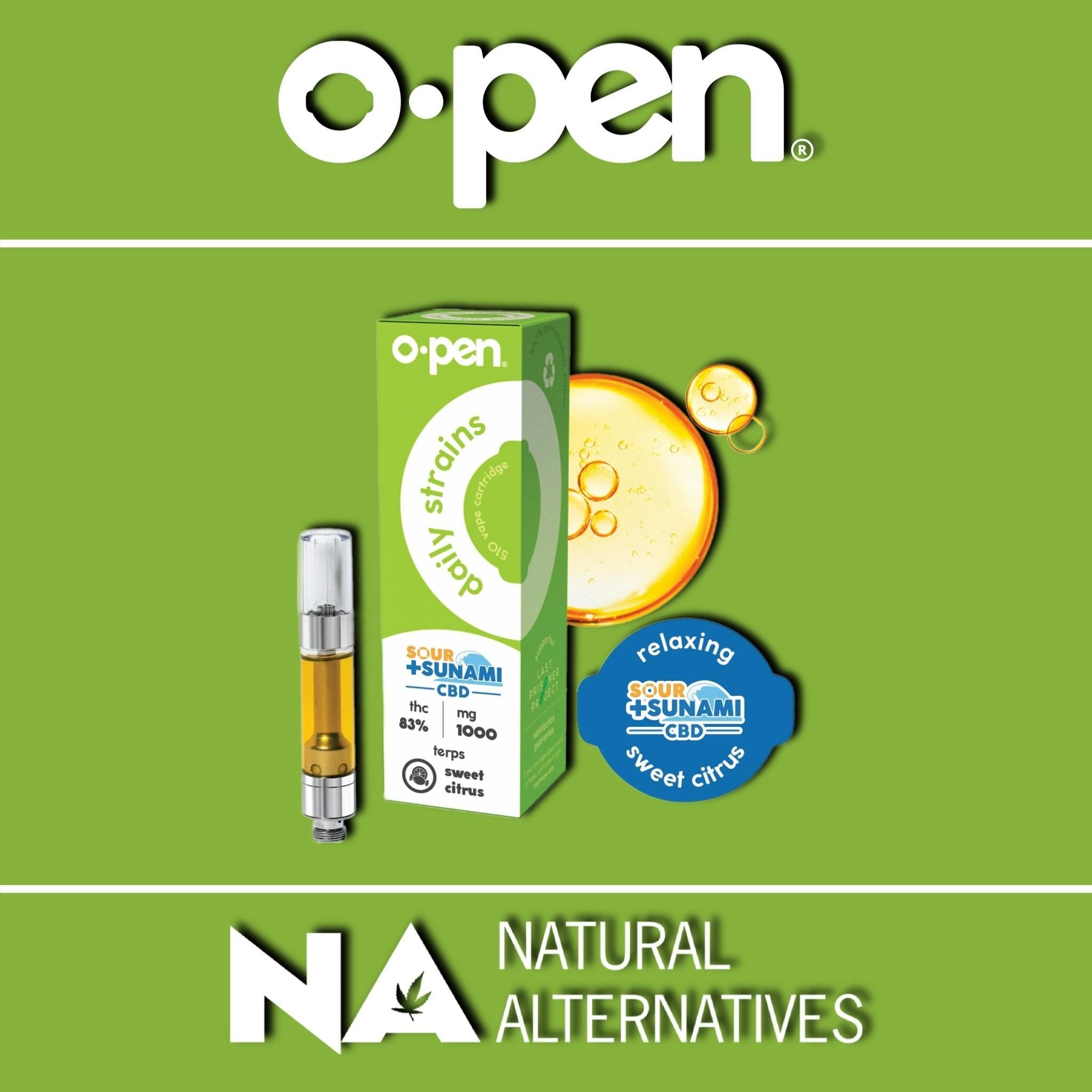 oPen - 1000mg Reserve Cartridge - Sour Tsunami - Tax Included