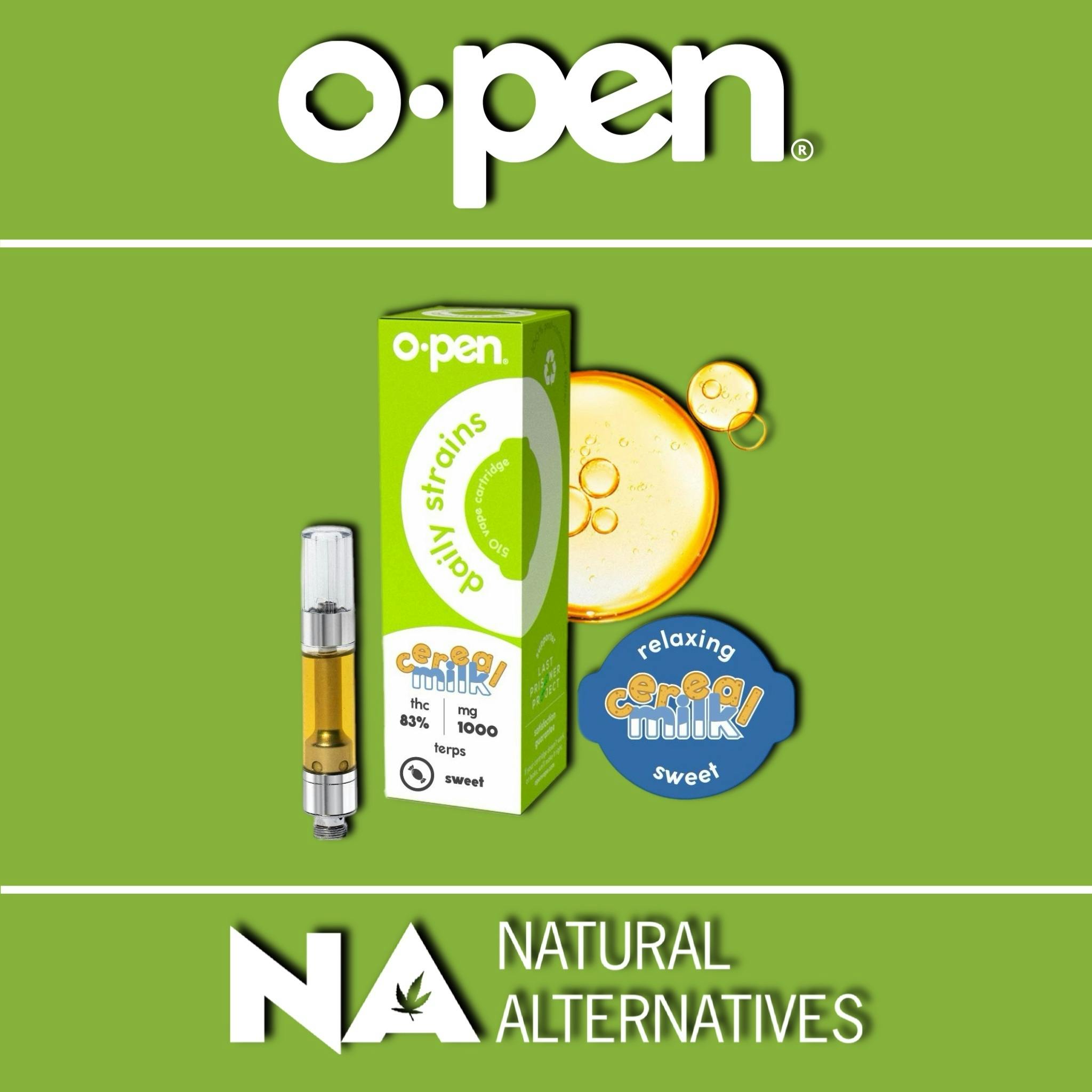 oPen - 1000mg Reserve Cartridge - Cereal Milk - Tax Included