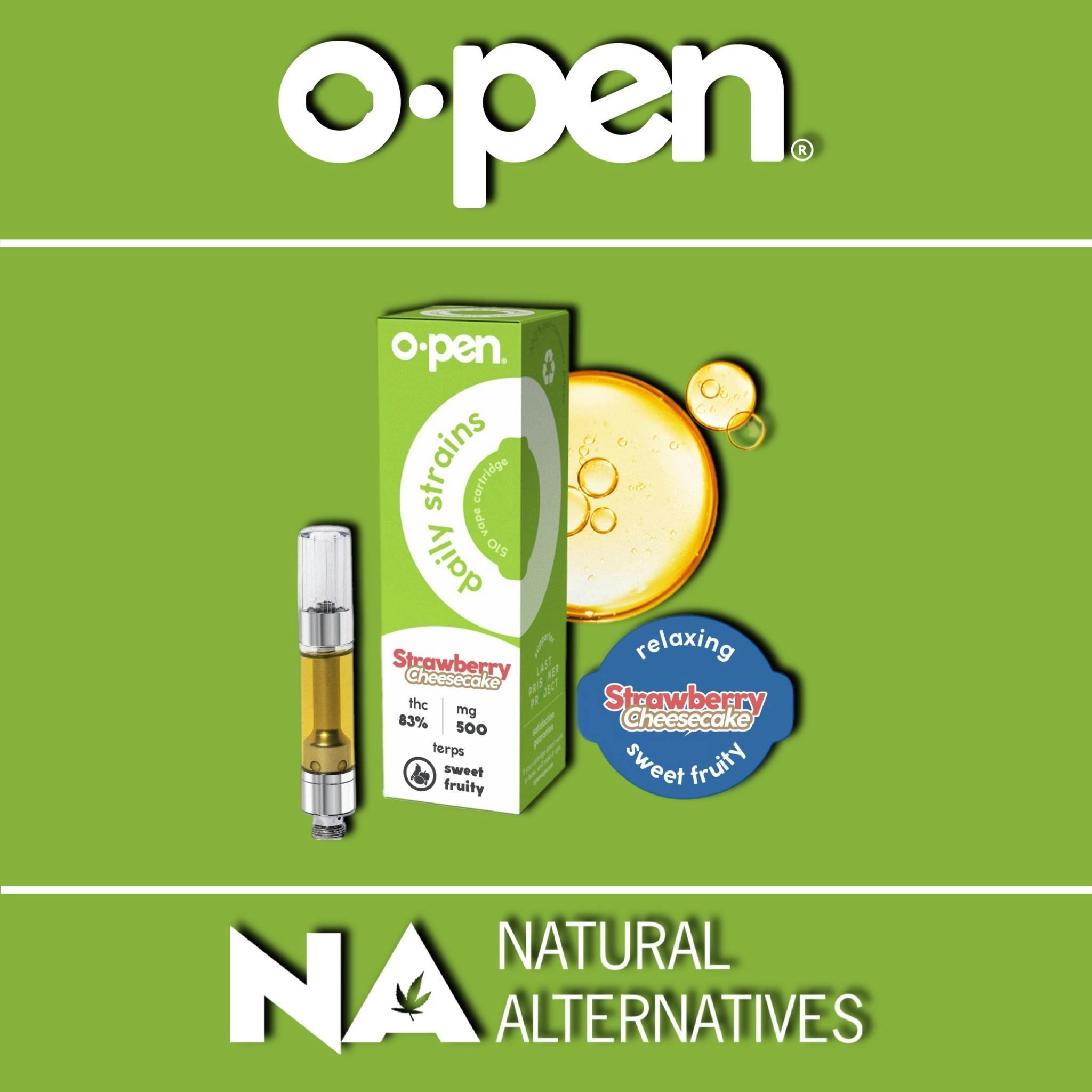 oPen - 500mg Reserve Cartridge - Strawberry Cheesecake - Tax Included