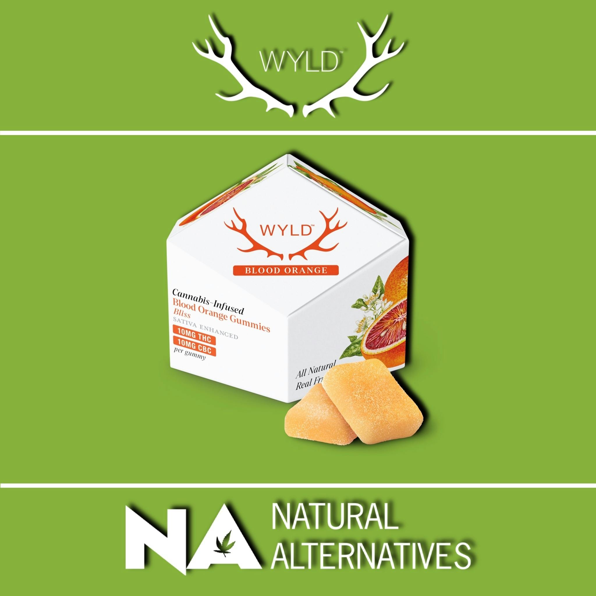 Blood Orange 1:1 THC:CBC Sativa Enhanced Gummies | 100mg | 10ct | 10mg/ea