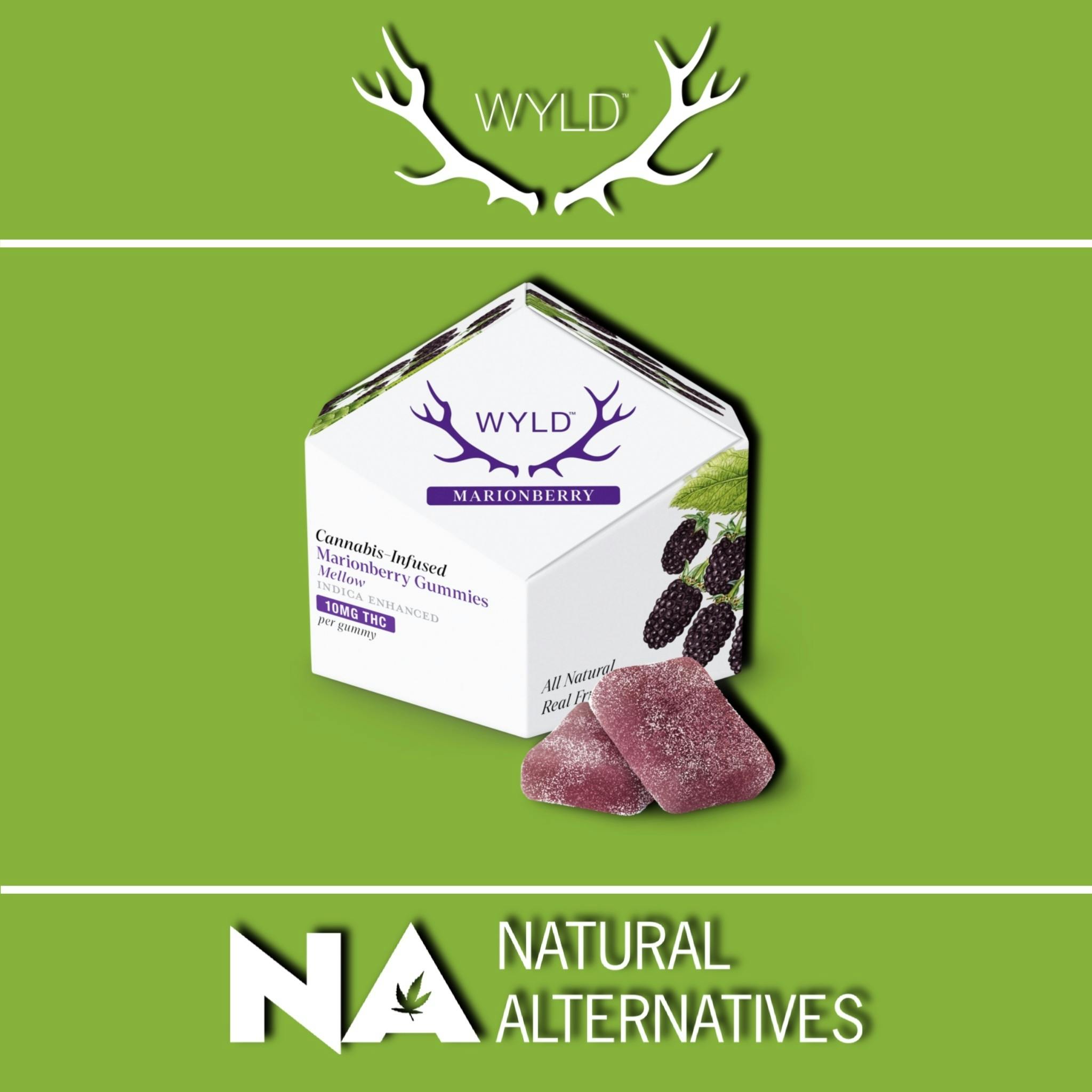 Marionberry Indica Enhanced Gummies | 100mg | 10ct | 10mg/ea