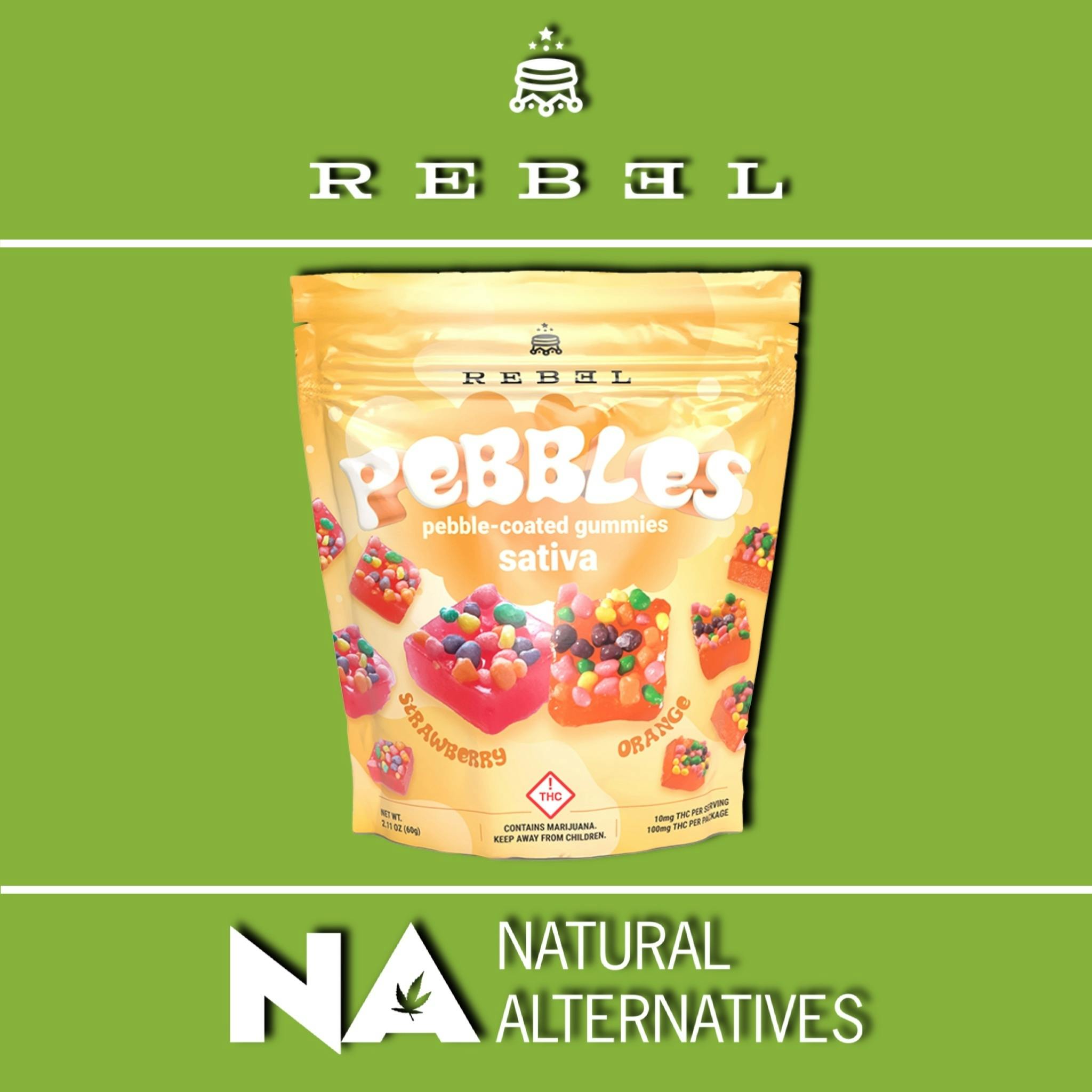 Pebbles - 100mg Gummies (Sativa) - Tax Included