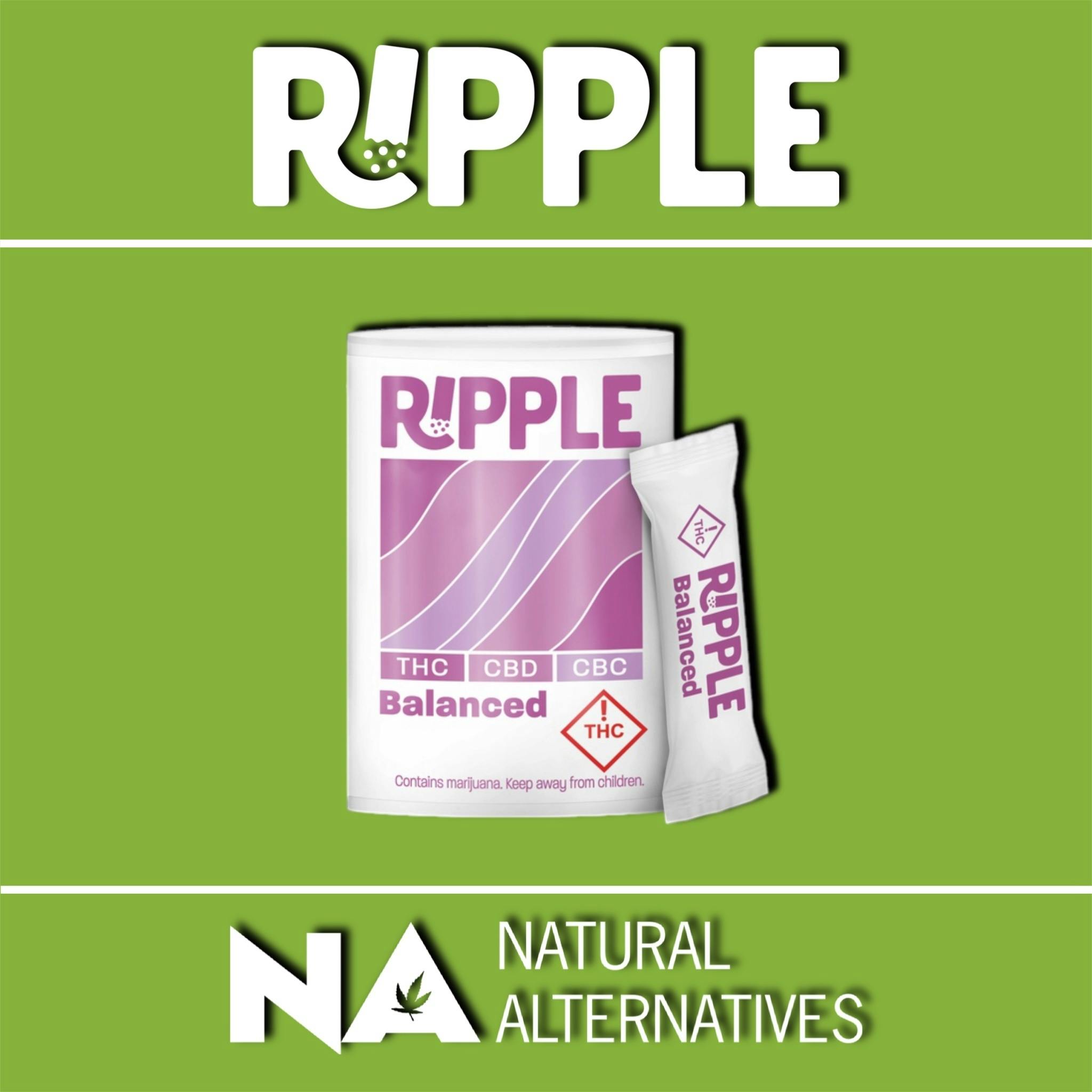 BALANCED 1:1 - Dissolvable THC:CBD - Tax Included