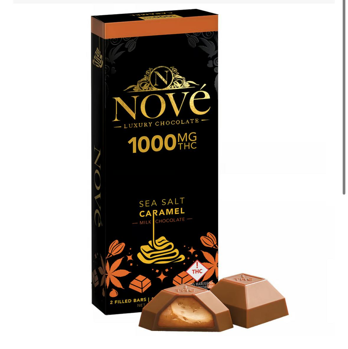 ➕MEDICAL CARD REQUIRED** Nove Sea Salt Caramel Chocolate