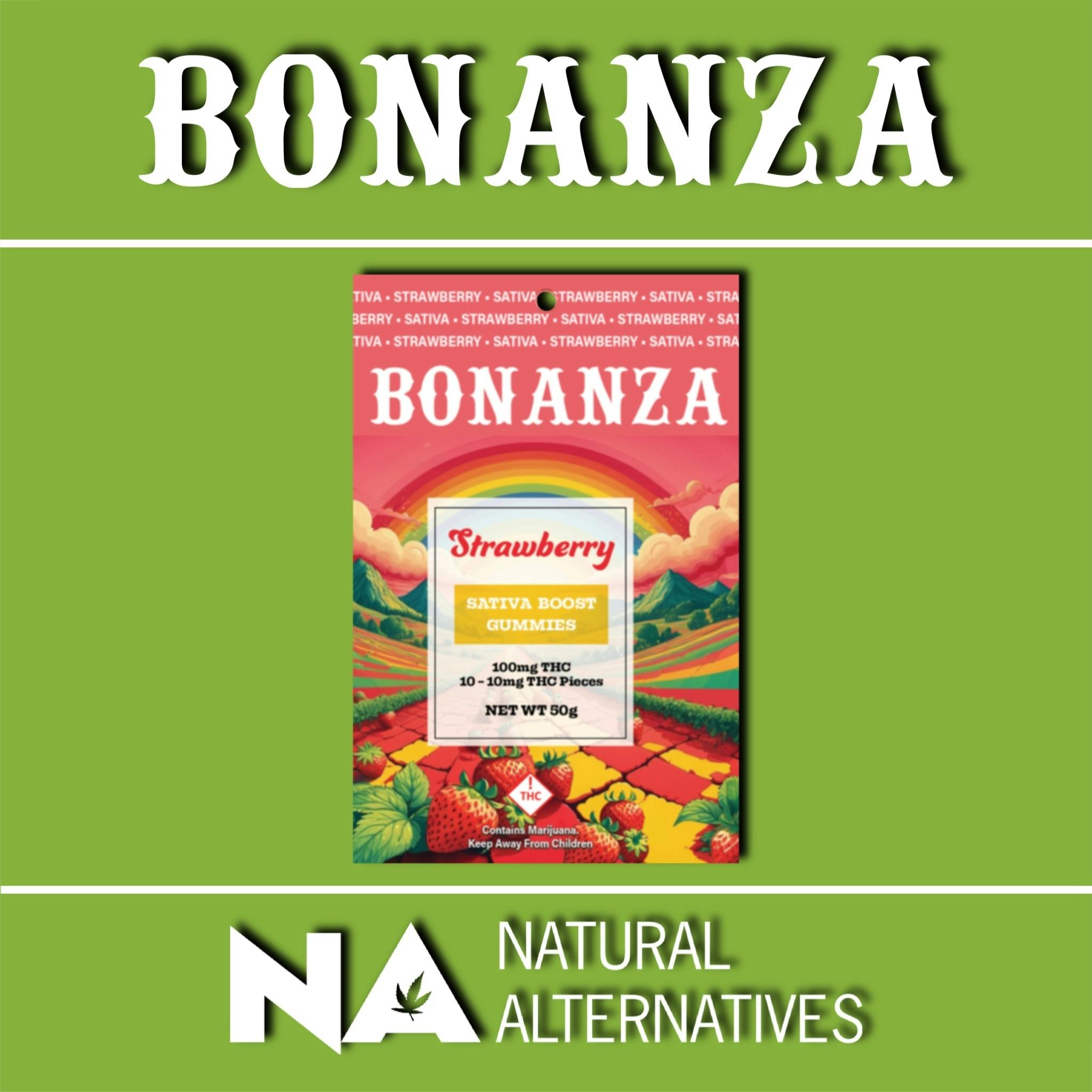 Boosted Gummies Strawberry Sativa