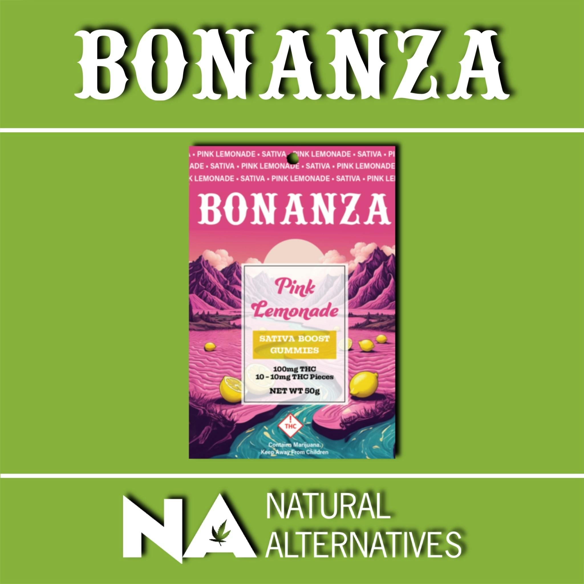 Boosted Gummies Pink Lemonade Sativa
