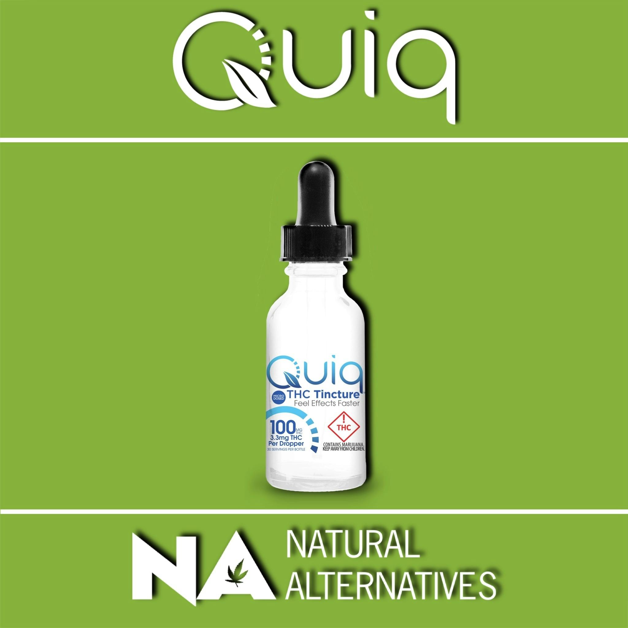 Quiq 100mg THC Tincture - Tax Included