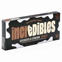 incredibles - Cookie & Cream - Chocolate -100mg THC/ 100mg CBD