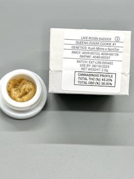 Live Rosin Badder 2g | Tier 3 | Queens Sugar Cookie #1