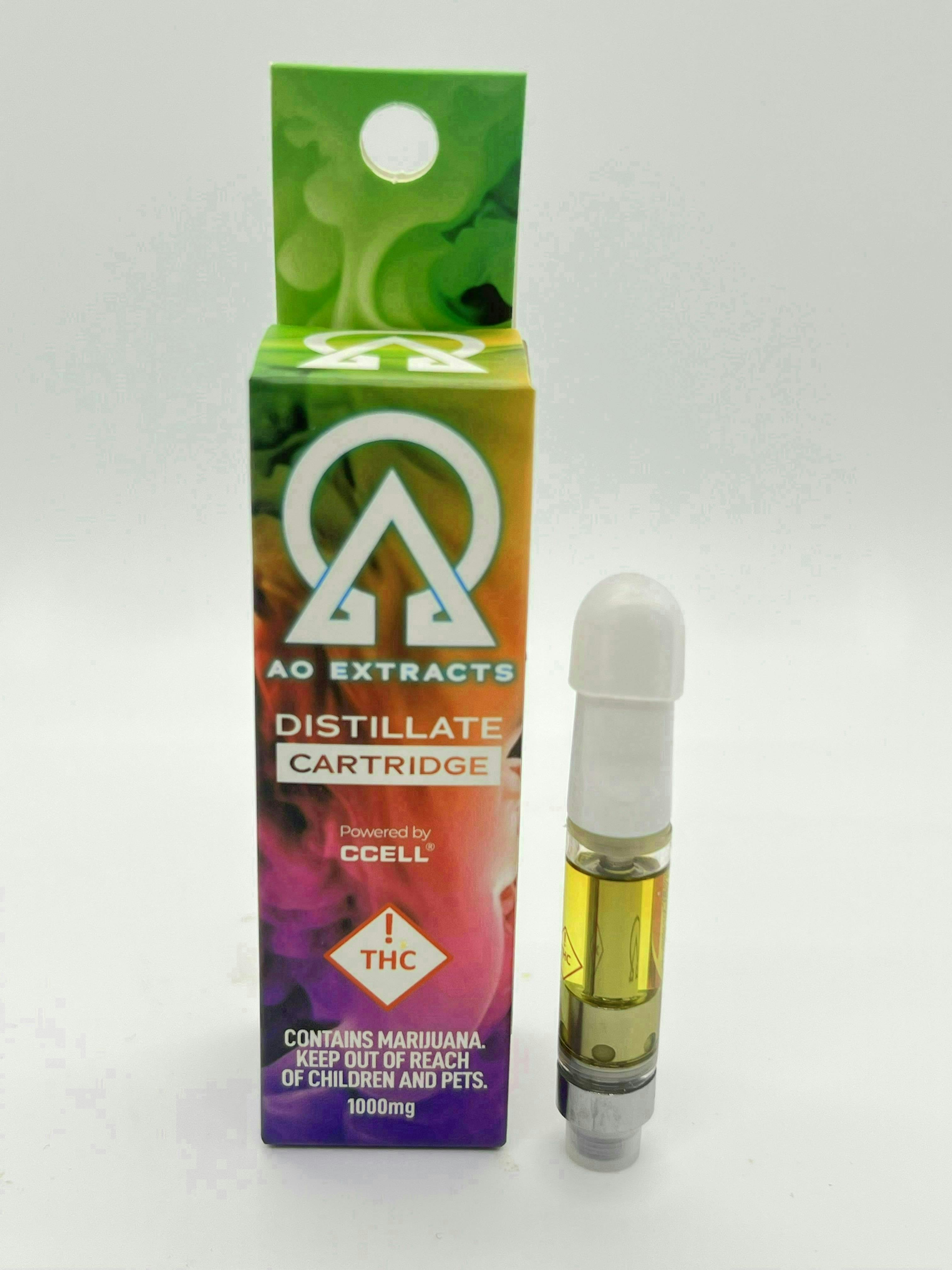 AO Extracts 1g cart | Bubblegum