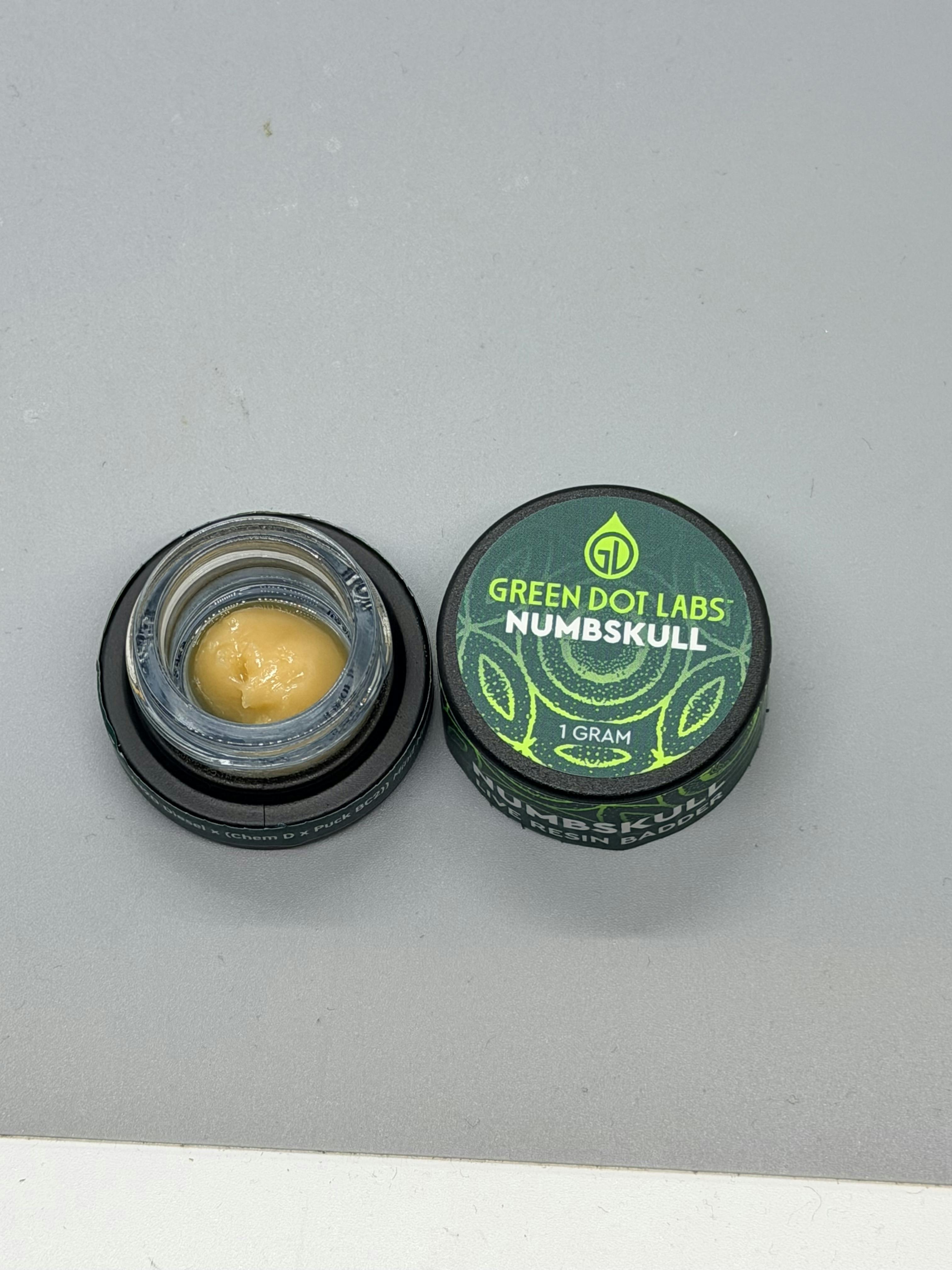 GDL Live Resin Badder (1g) | Numbskull