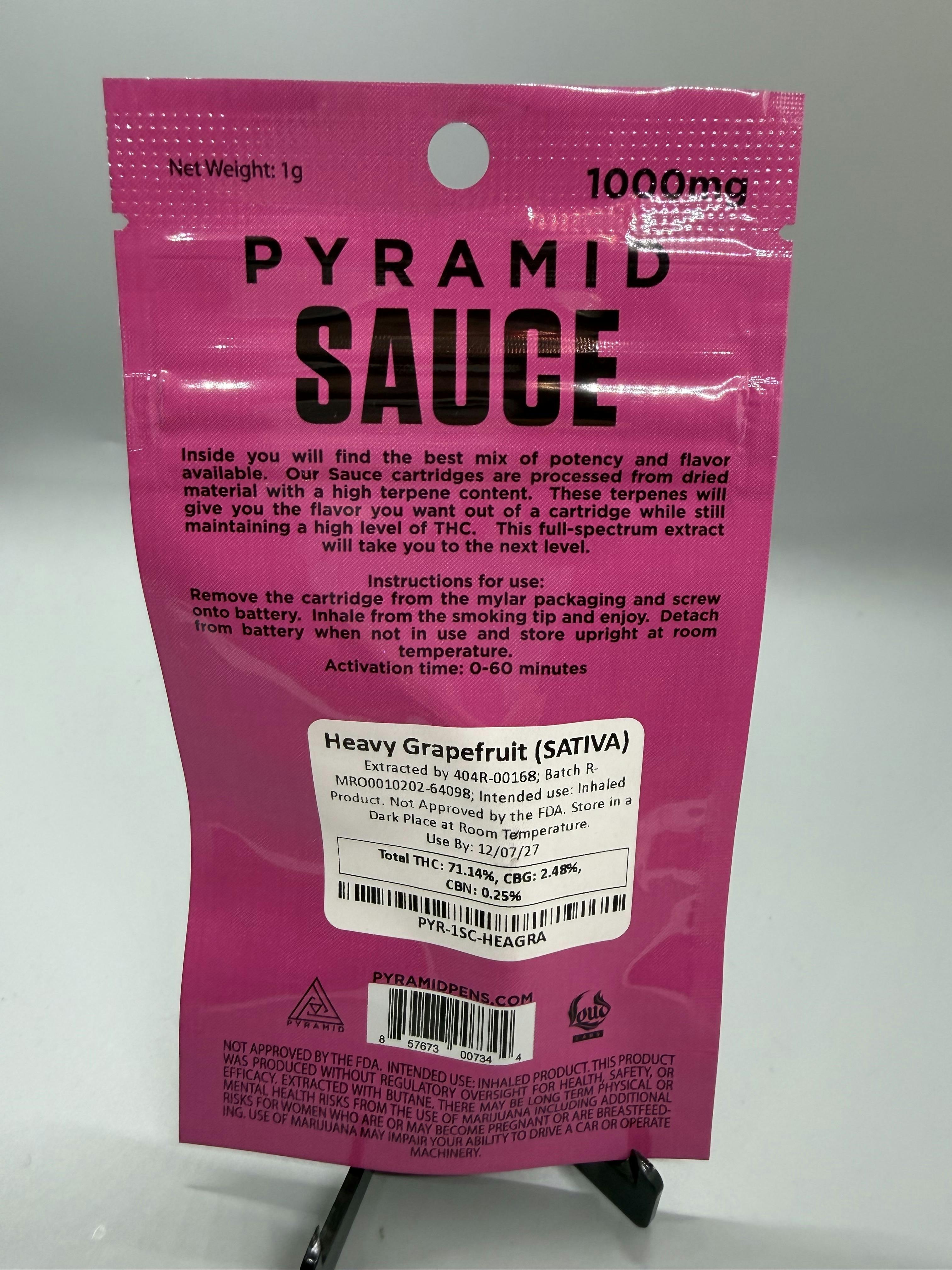Heavy Grapefruit | Sauce Cartridge | 1g