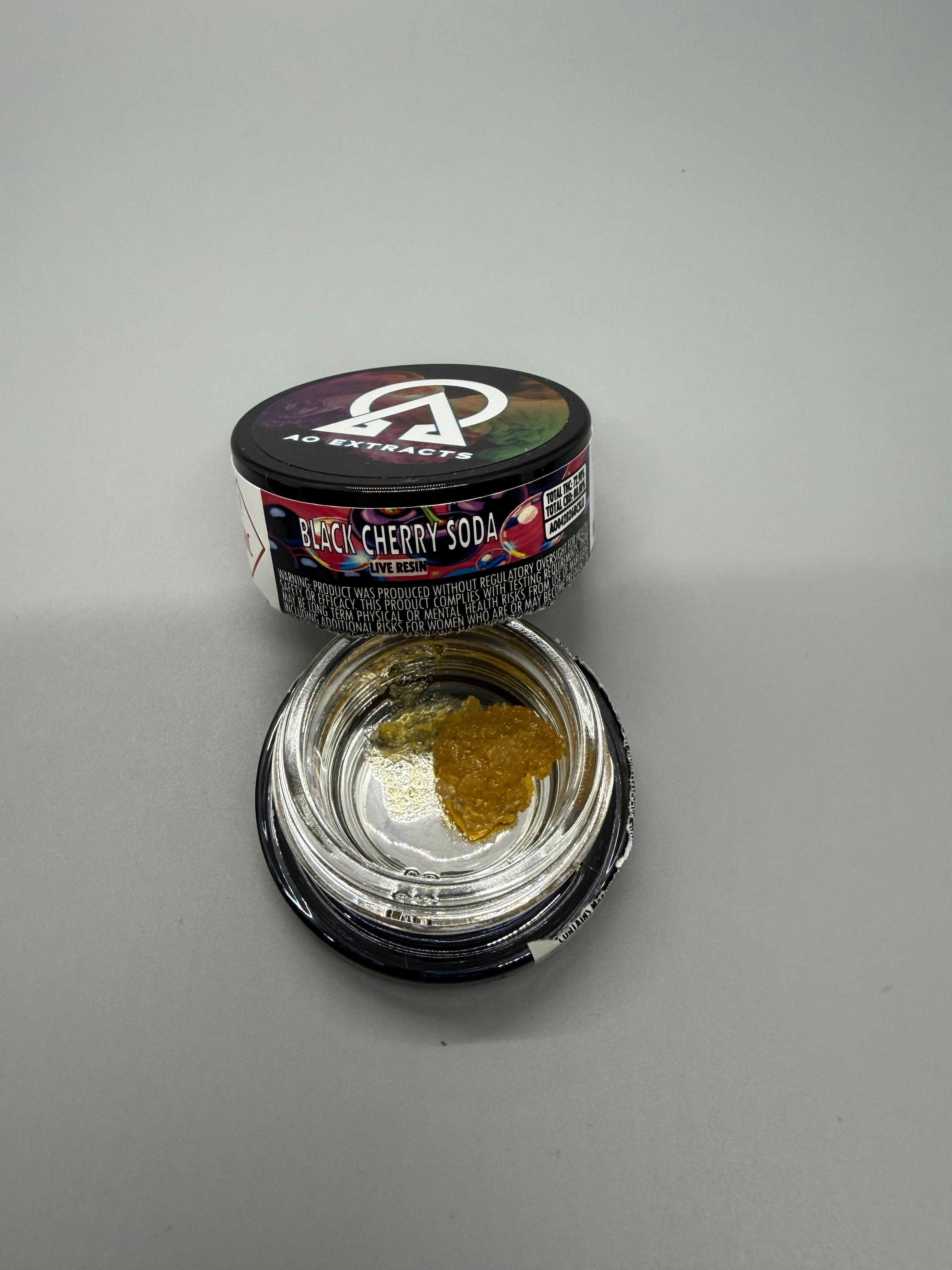 AO Extracts 1G Live Resin | Black Cherry Soda