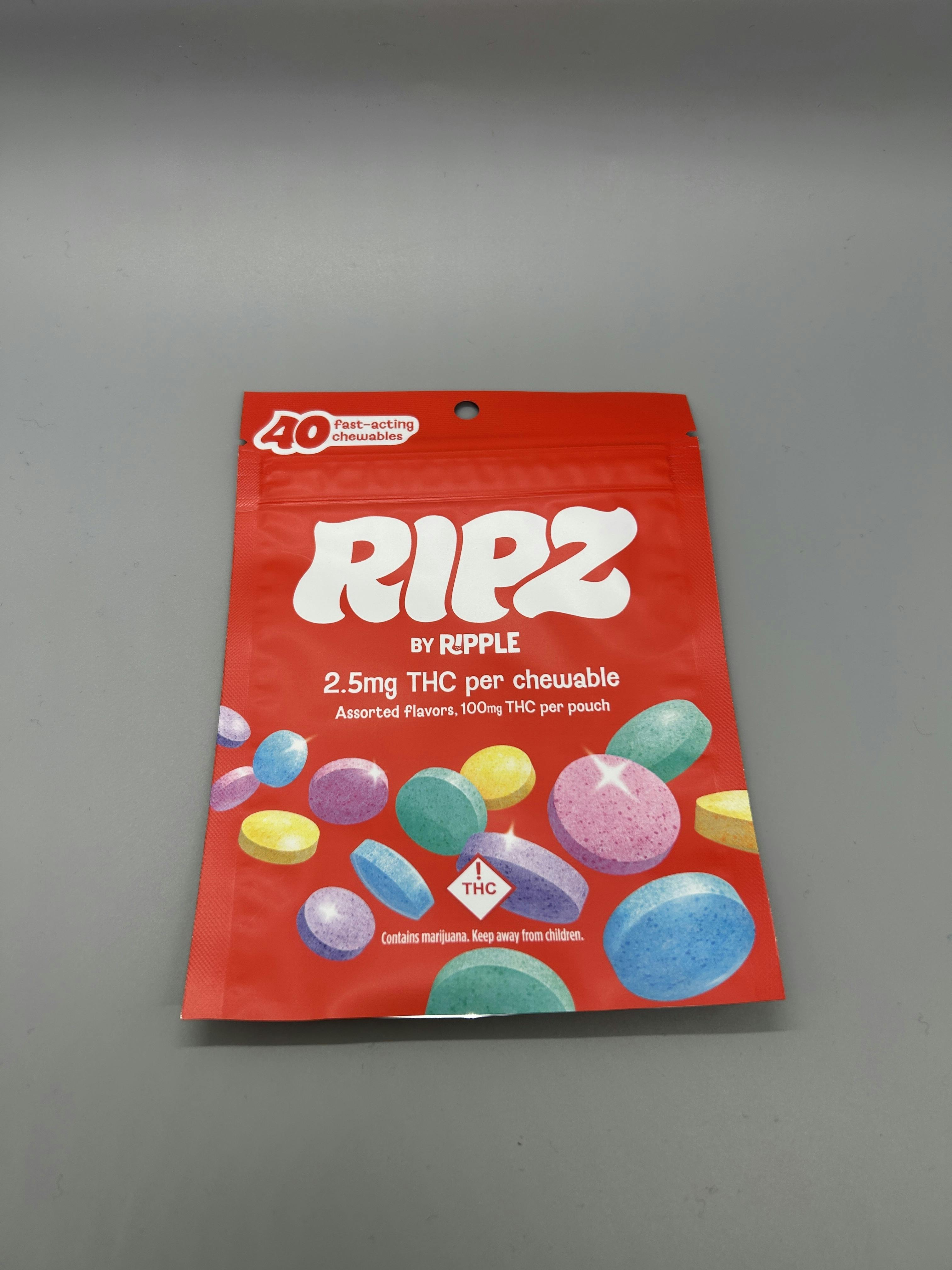 Ripz 40pk | Variety Chewable Fruit Tarts
