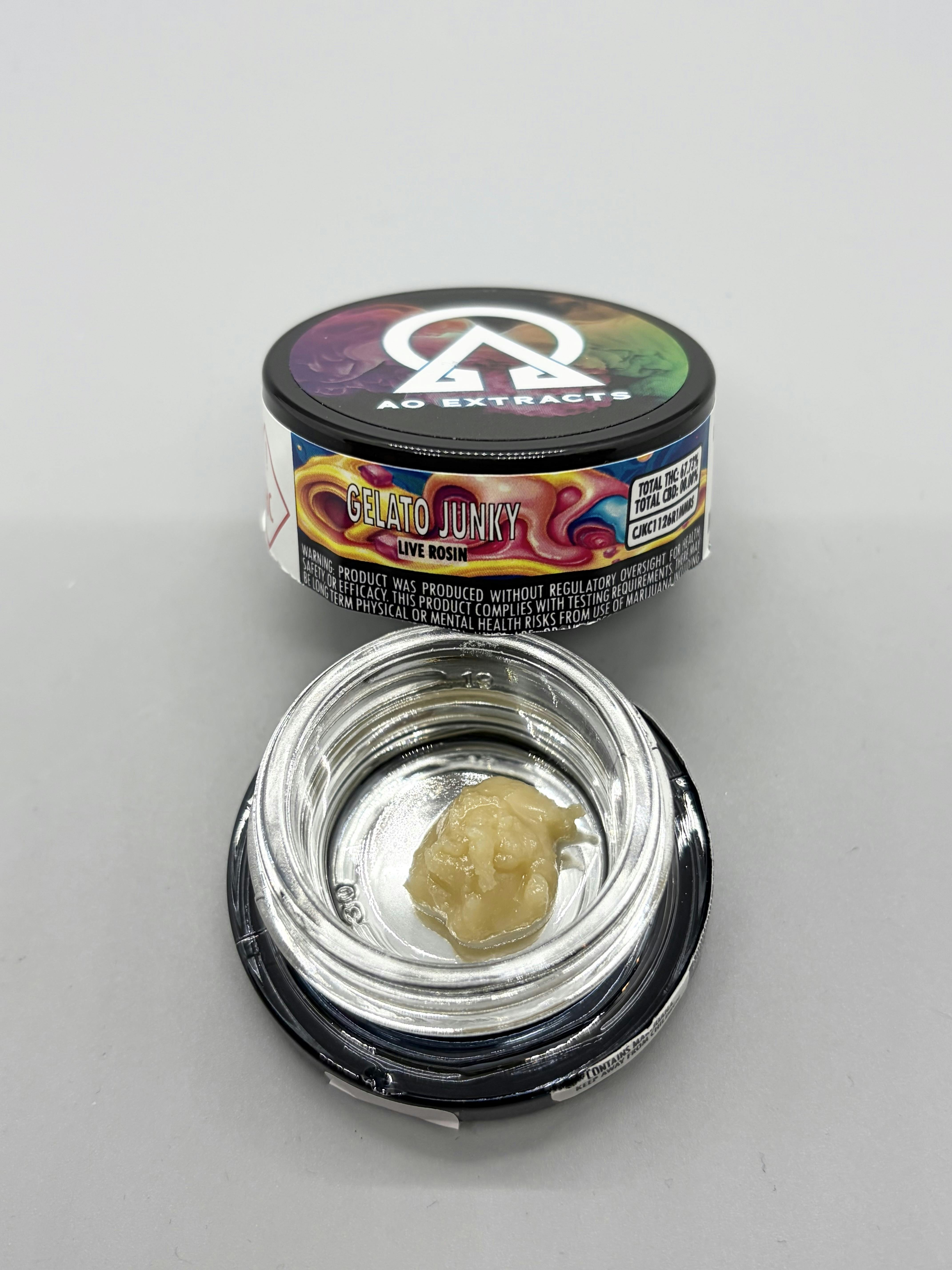 AO Extracts 1g Rosin | Gelato Junky