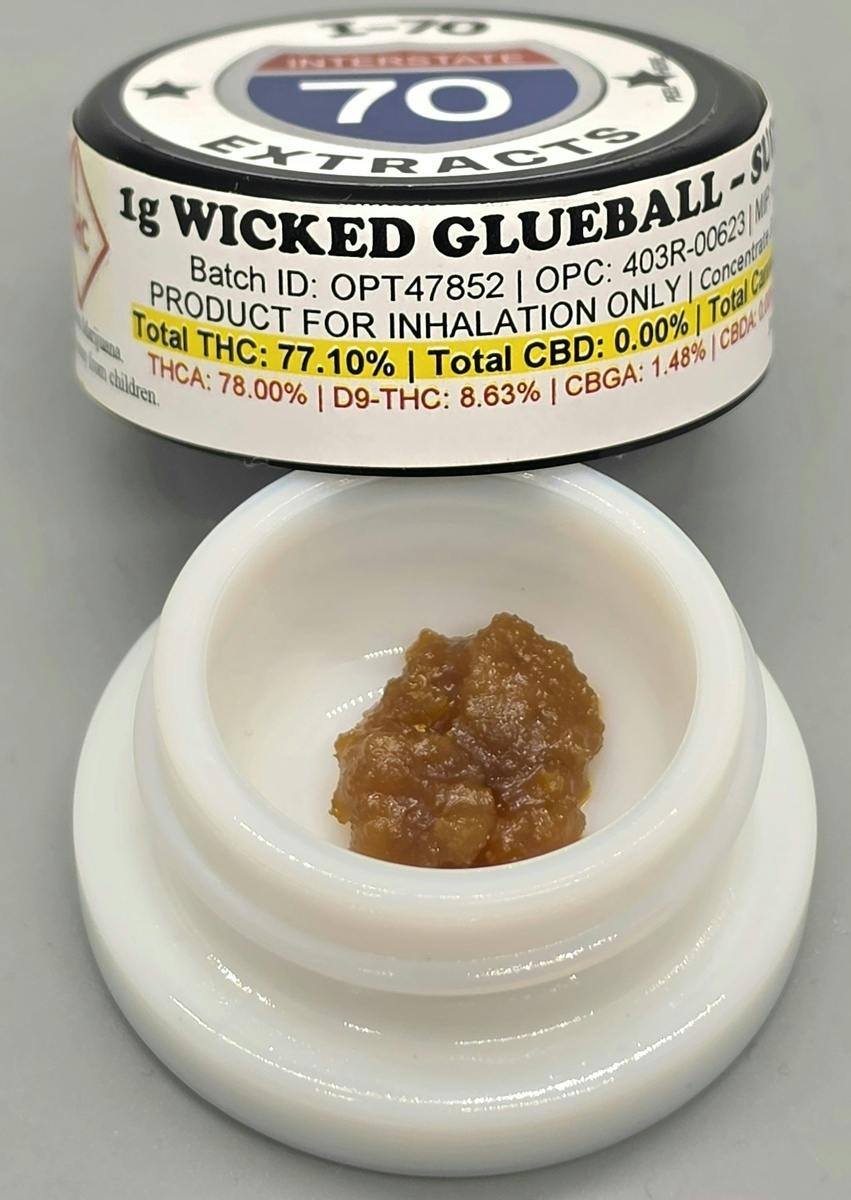 Denver Dabs 1G wax | Wicked Glueball