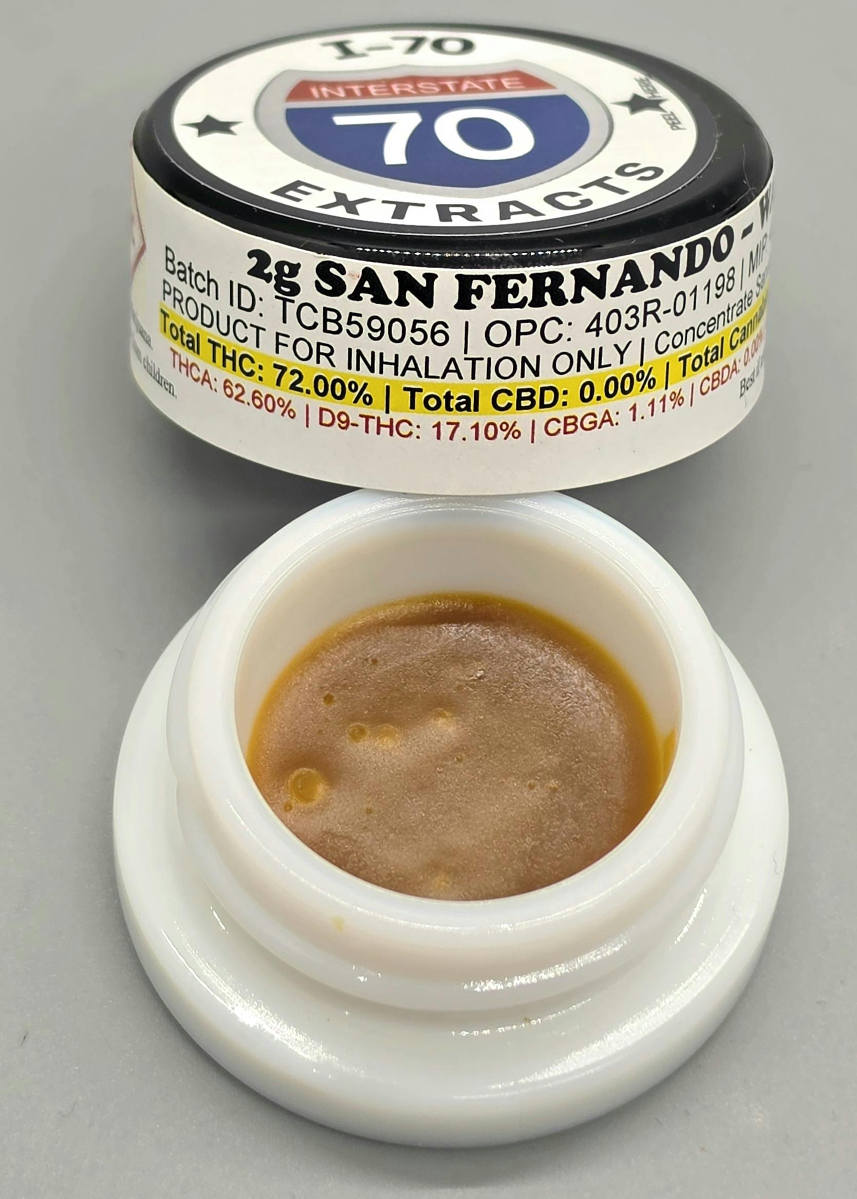 Denver Dabs 2g Wax | San Fernando