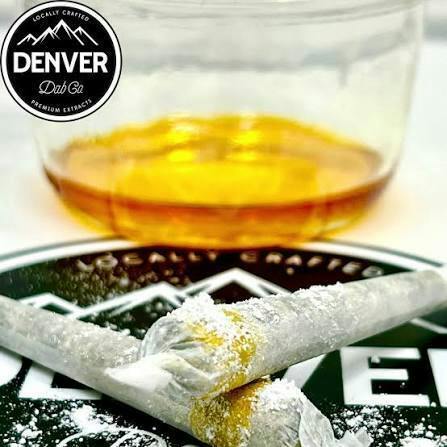 Denver Dab Co. | Frozen Lemons | Live Diamond Dusted Infused Joint | 1g