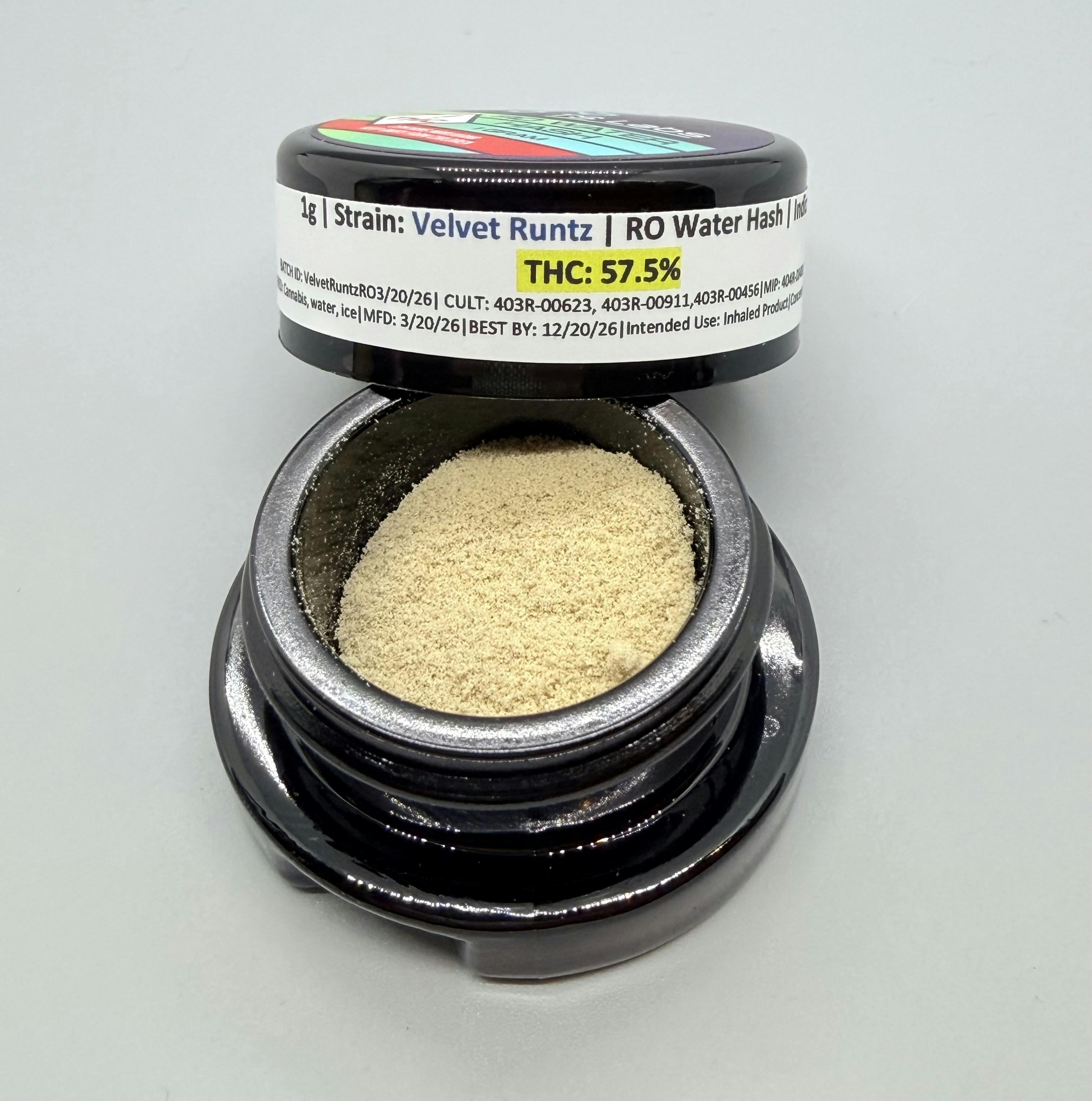 TS Labs | 1g RO Waterhash | Velvet Runtz