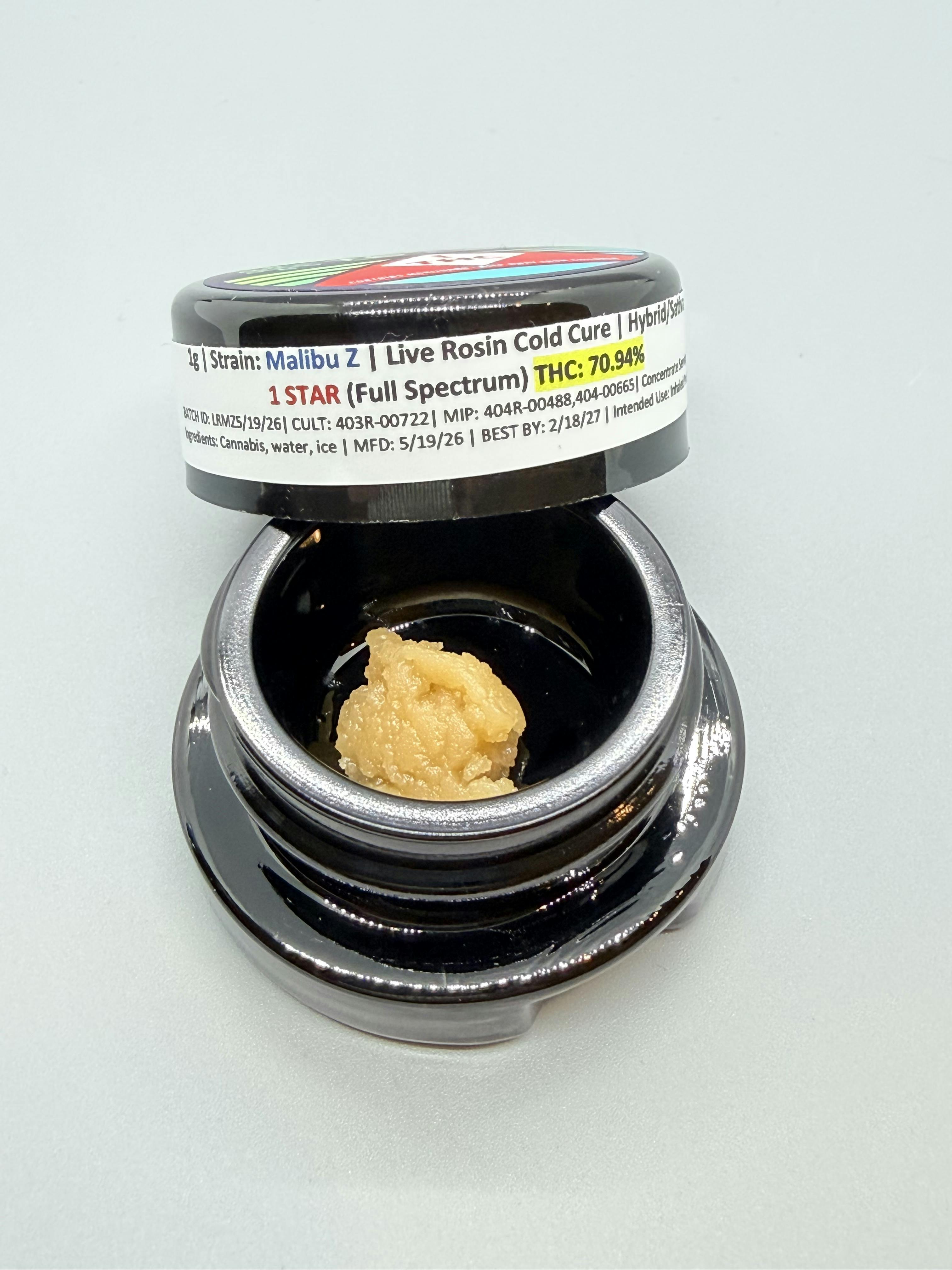 TS Labs Live Rosin Cold Cure - Malibu Z
