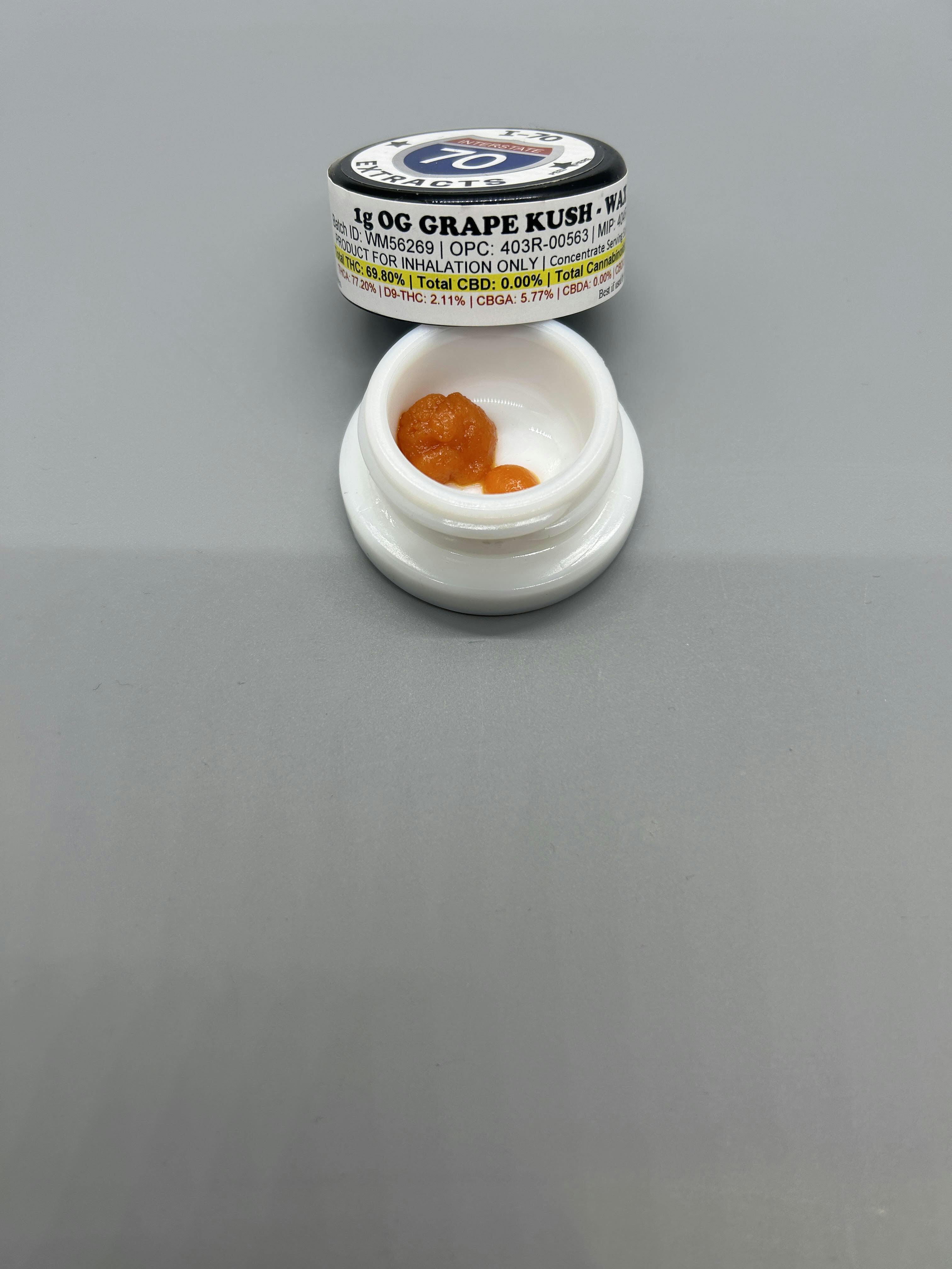 Denver Dabs/I-70 Wax | OG Grape Kush