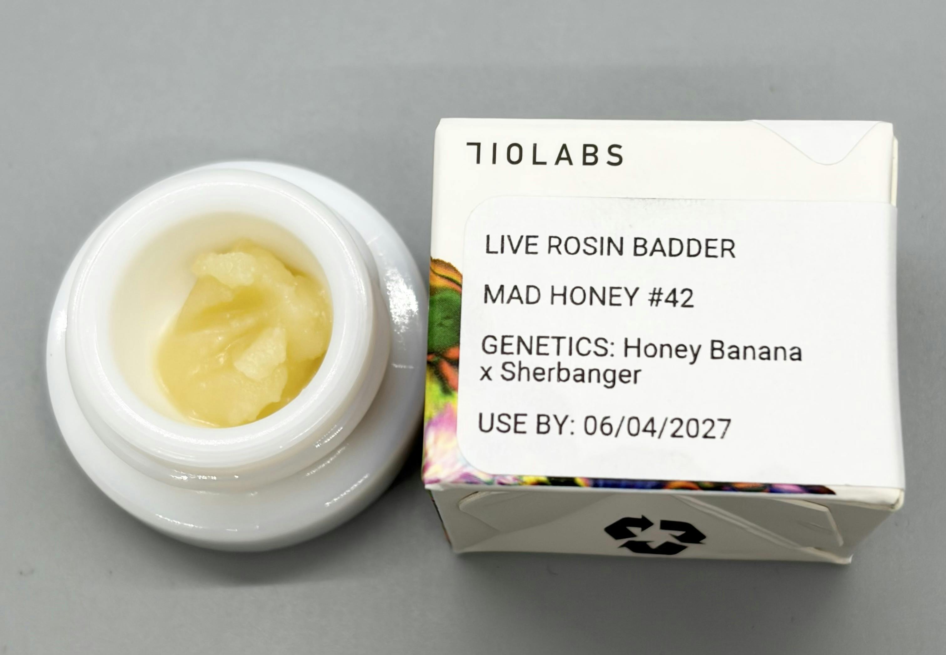 710 Labs | 1g Live Rosin Badder | Mad Honey #42