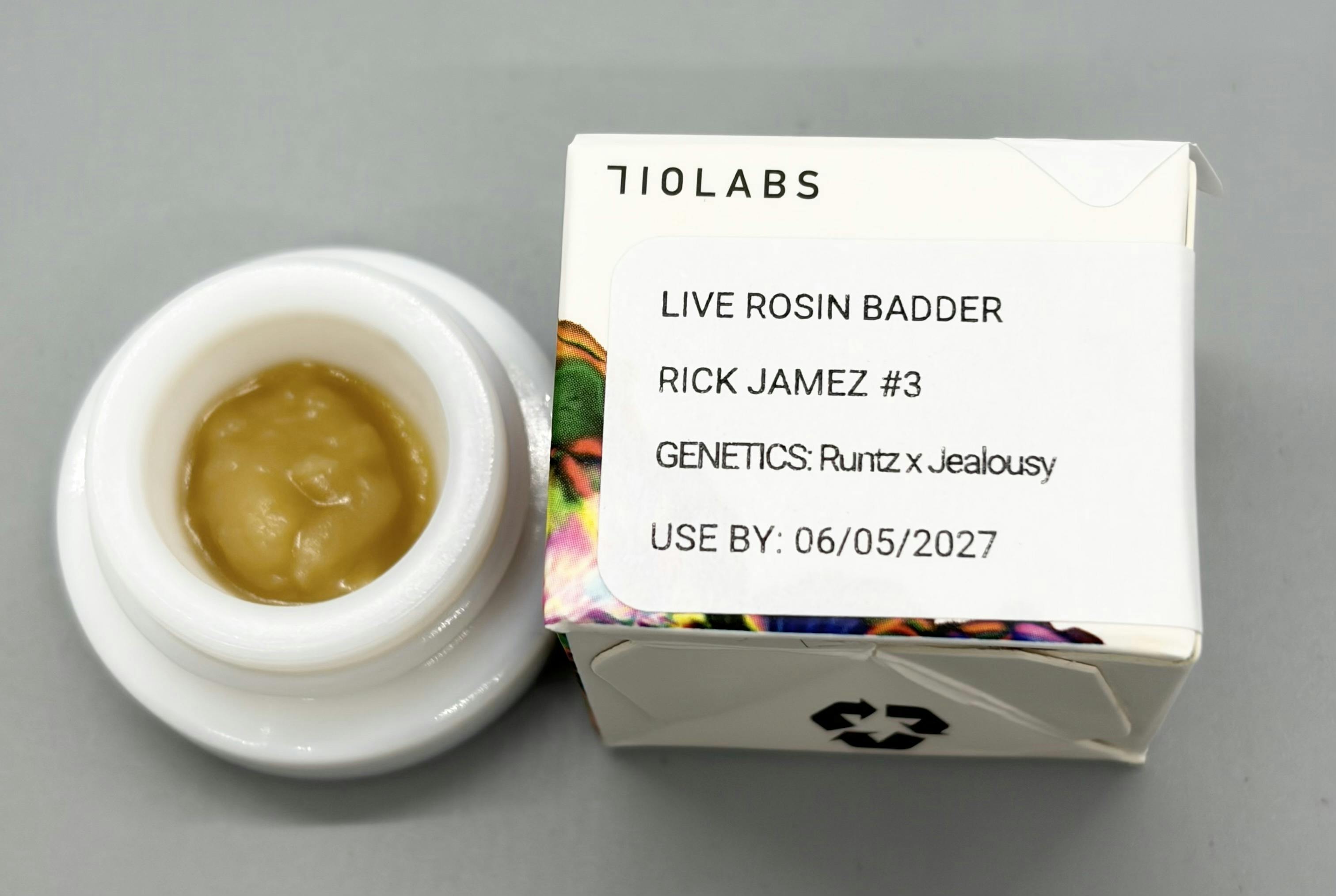 710 Labs | Rick James #3 | Live Rosin Badder